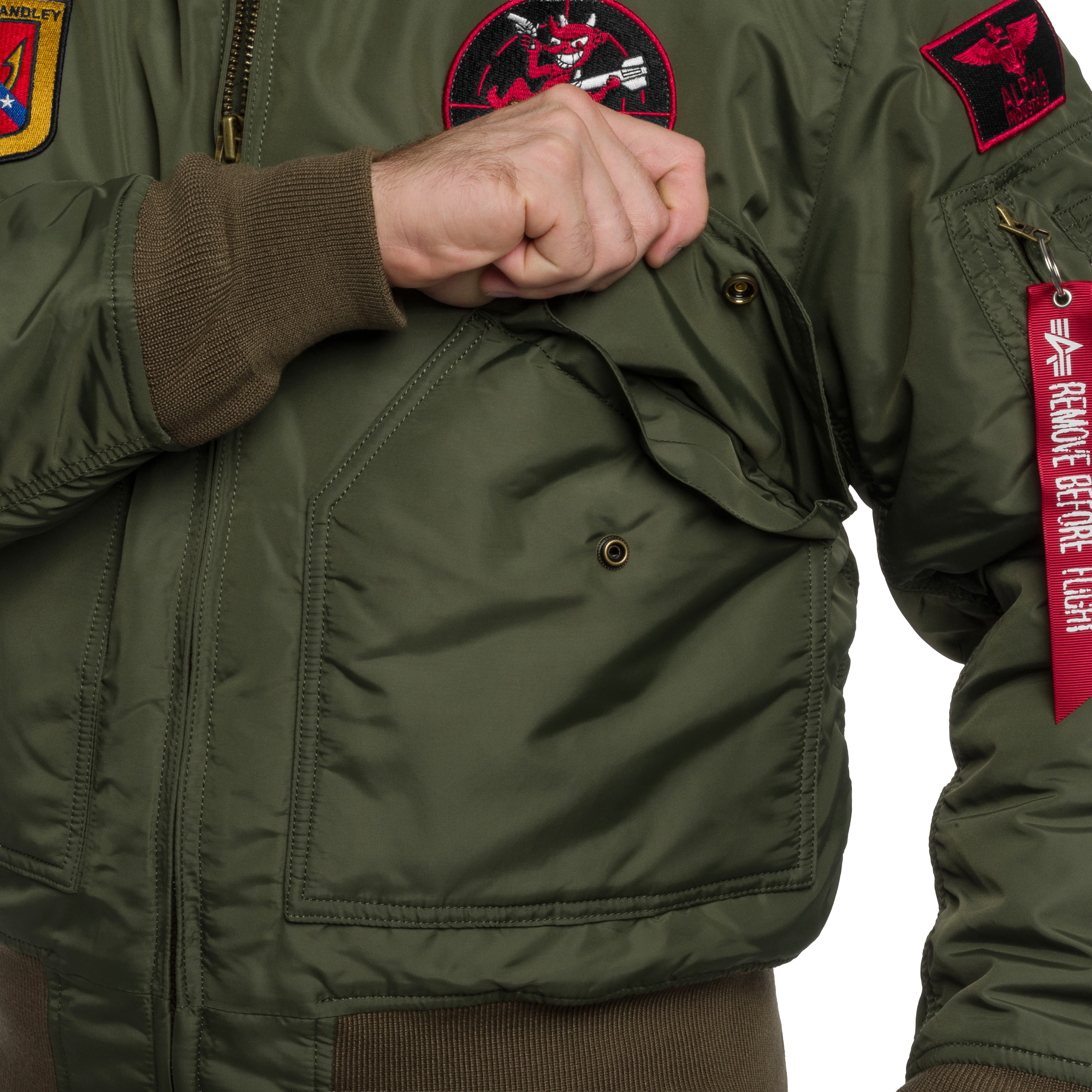 Alpha Industries CWU 45P Devils Brigade Jacket - Dark Olive