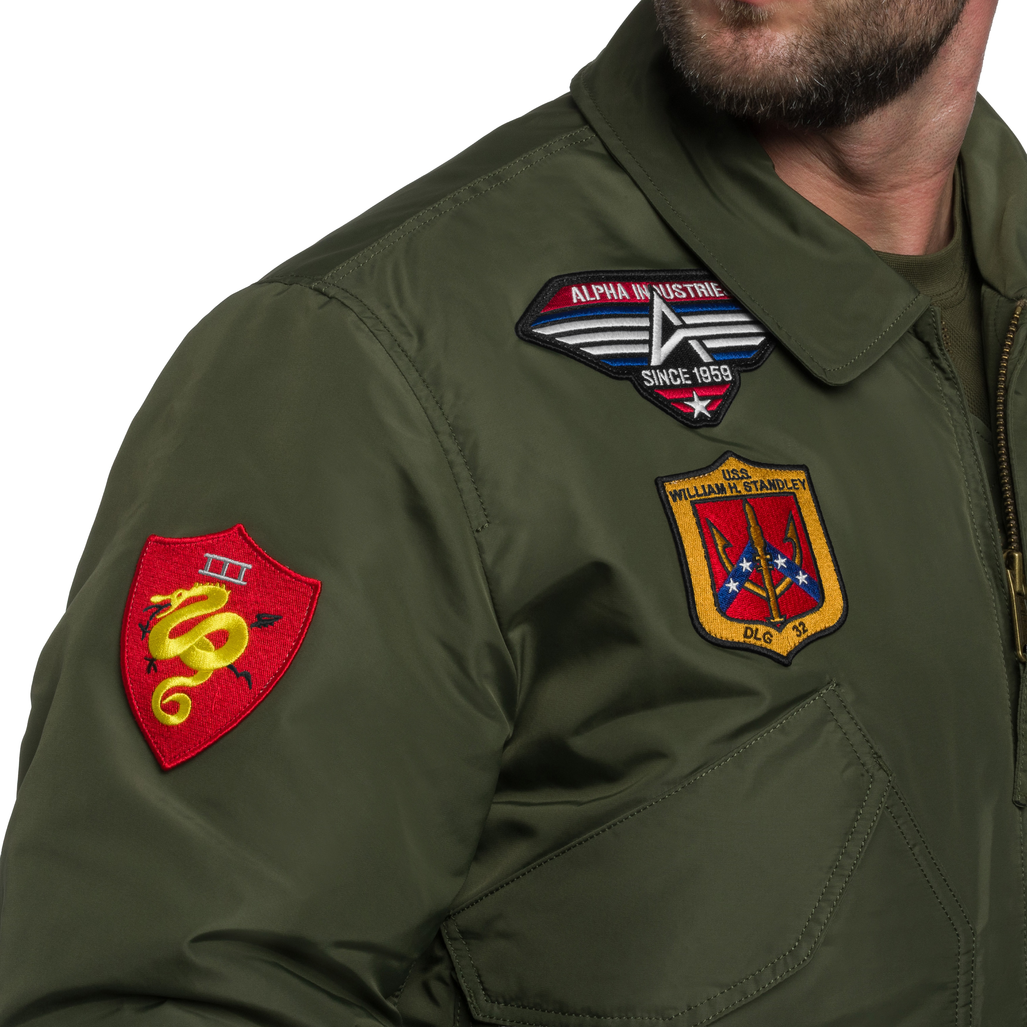 Alpha Industries CWU 45P Devils Brigade Jacket - Dark Olive