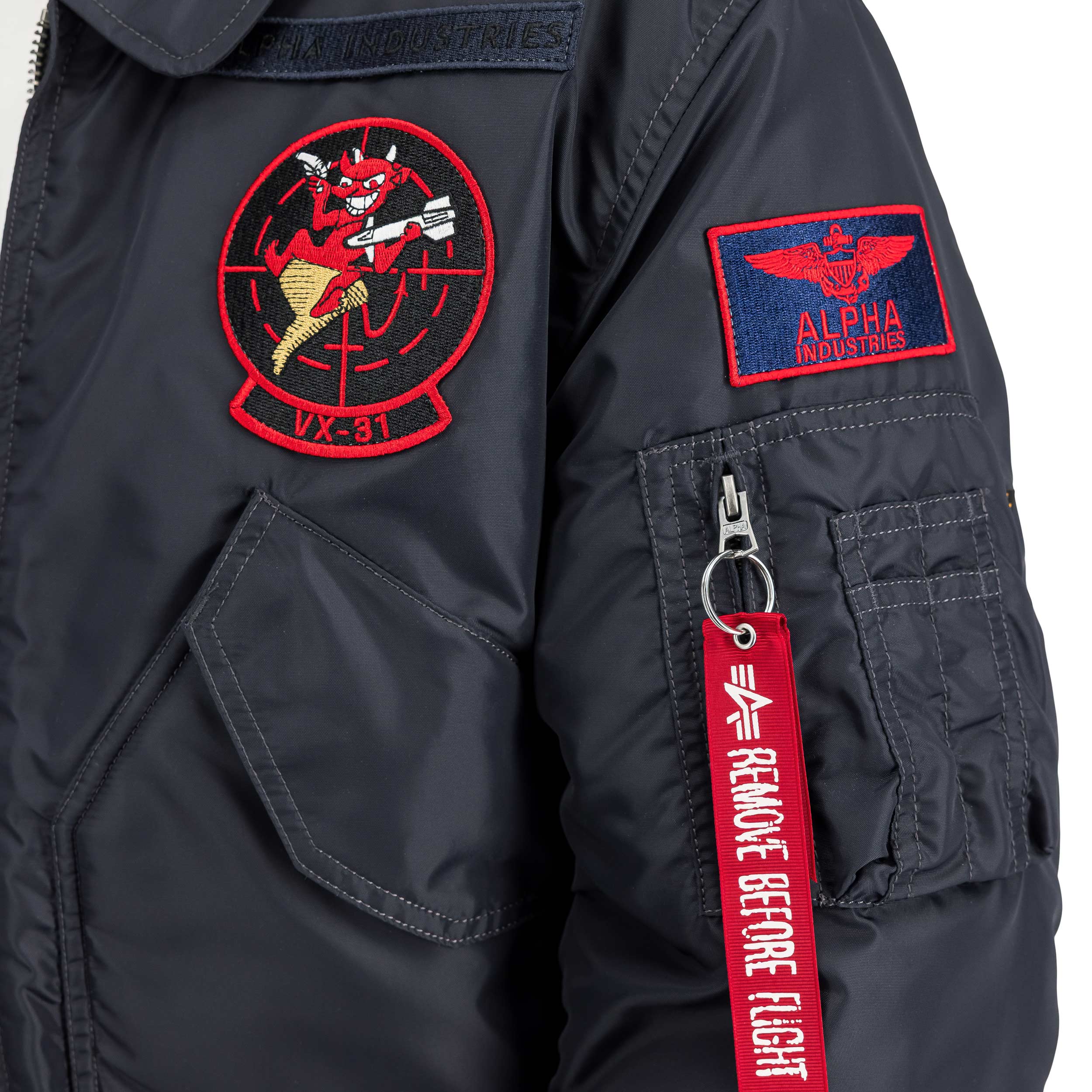 Alpha Industries CWU 45P Devils Brigade Jacket - Iron Grey
