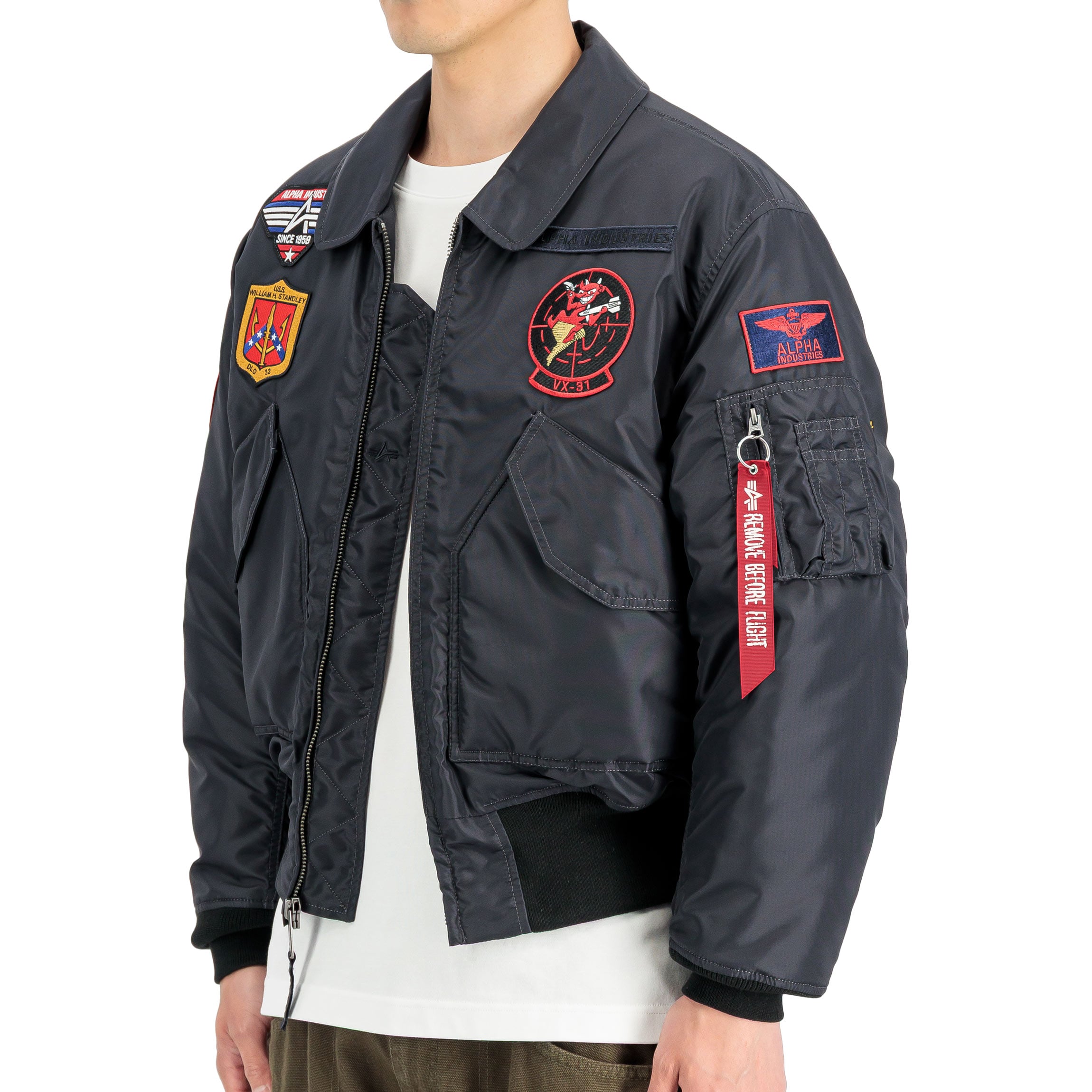 Alpha Industries CWU 45P Devils Brigade Jacket - Iron Grey
