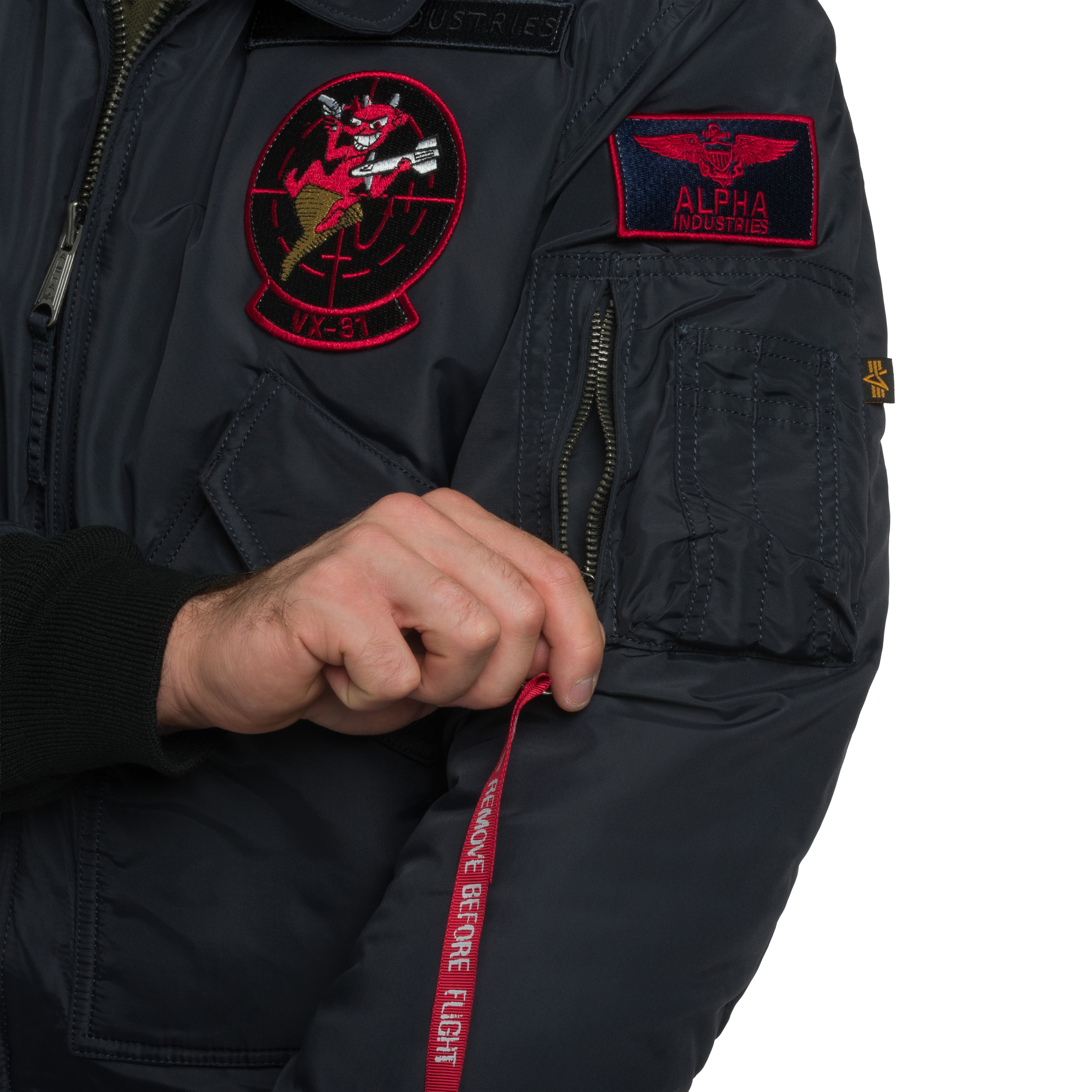 Alpha Industries CWU 45P Devils Brigade Jacket - Iron Grey