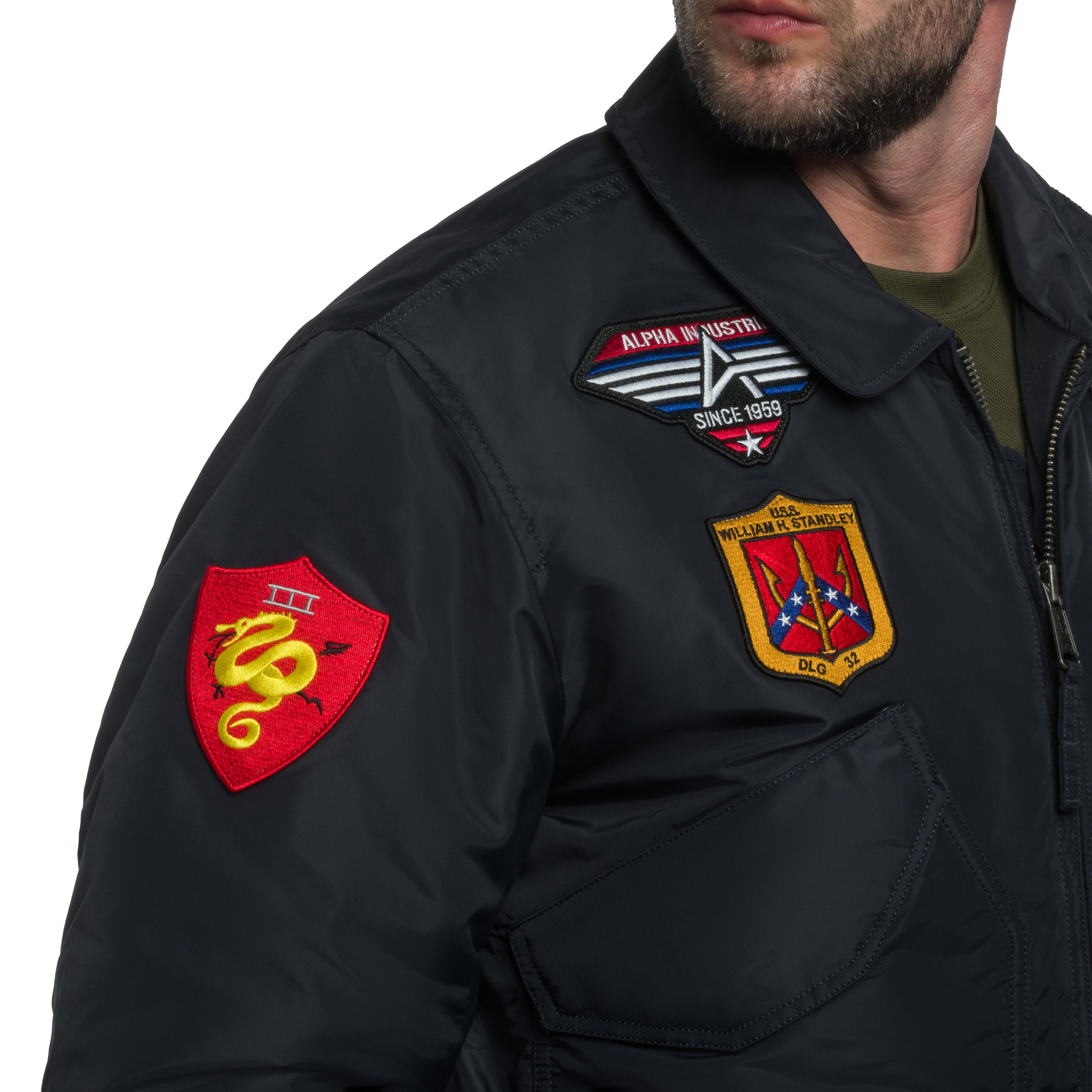 Alpha Industries CWU 45P Devils Brigade Jacket - Iron Grey