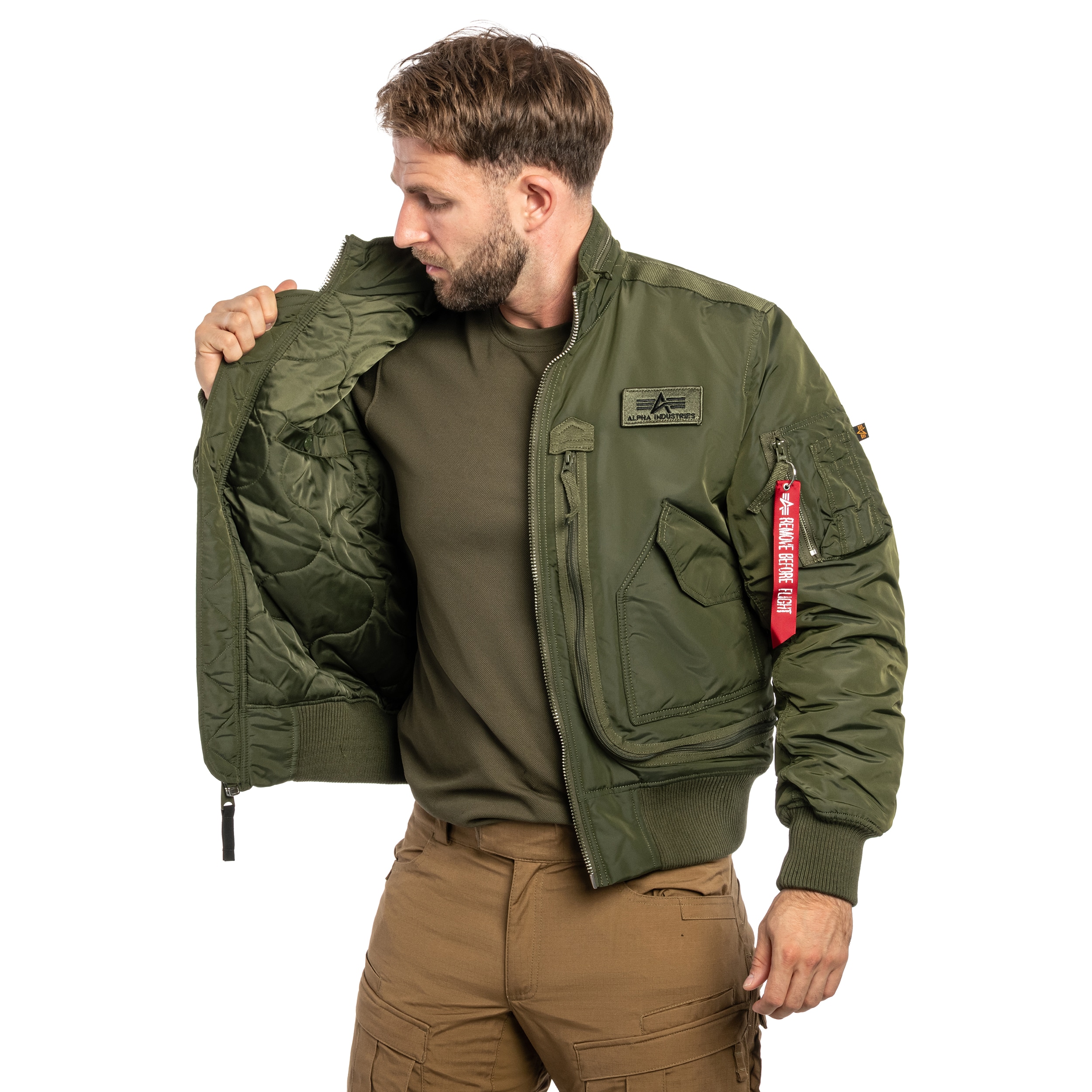 Alpha Industries Engine Jacket - Dark Green