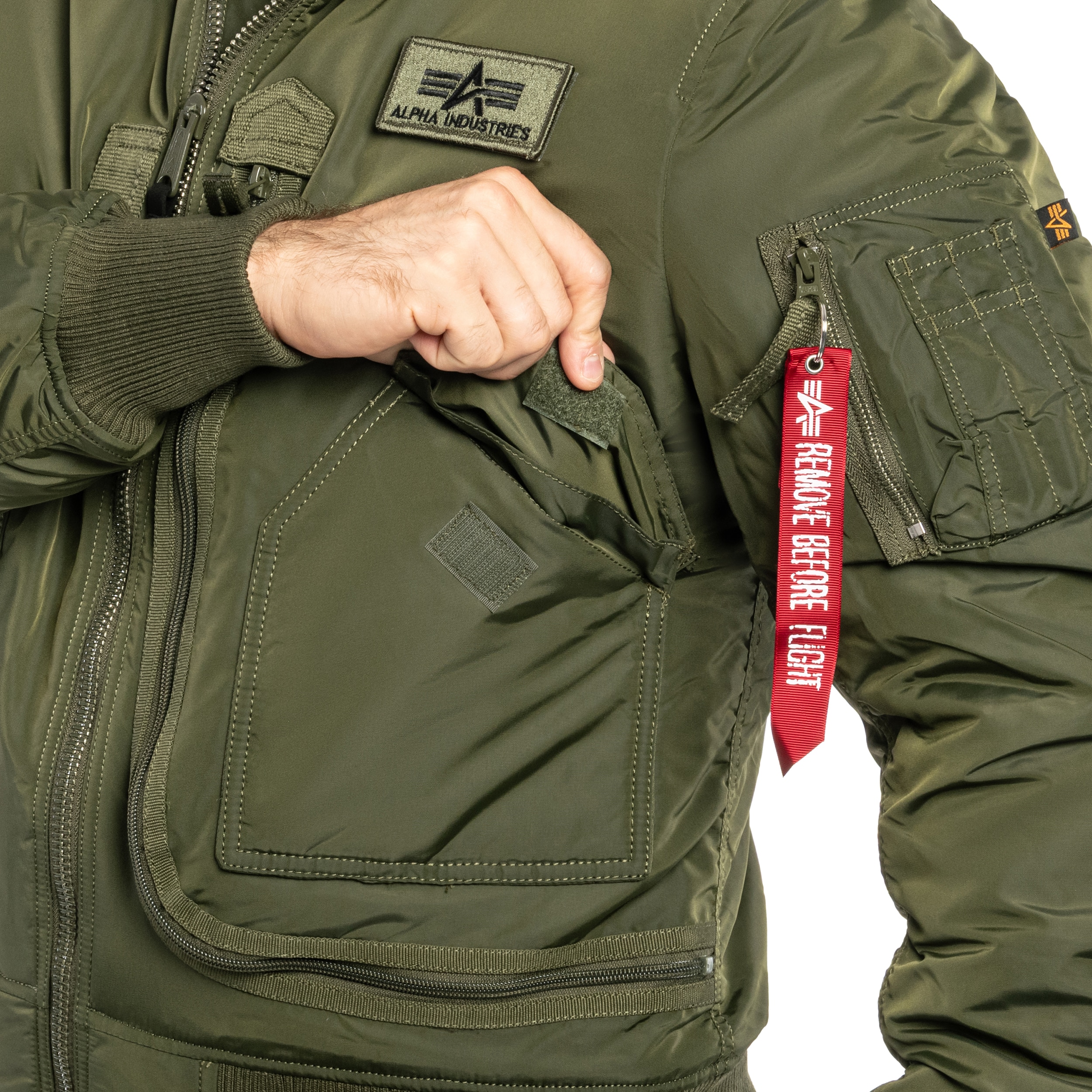 Alpha Industries Engine Jacket - Dark Green