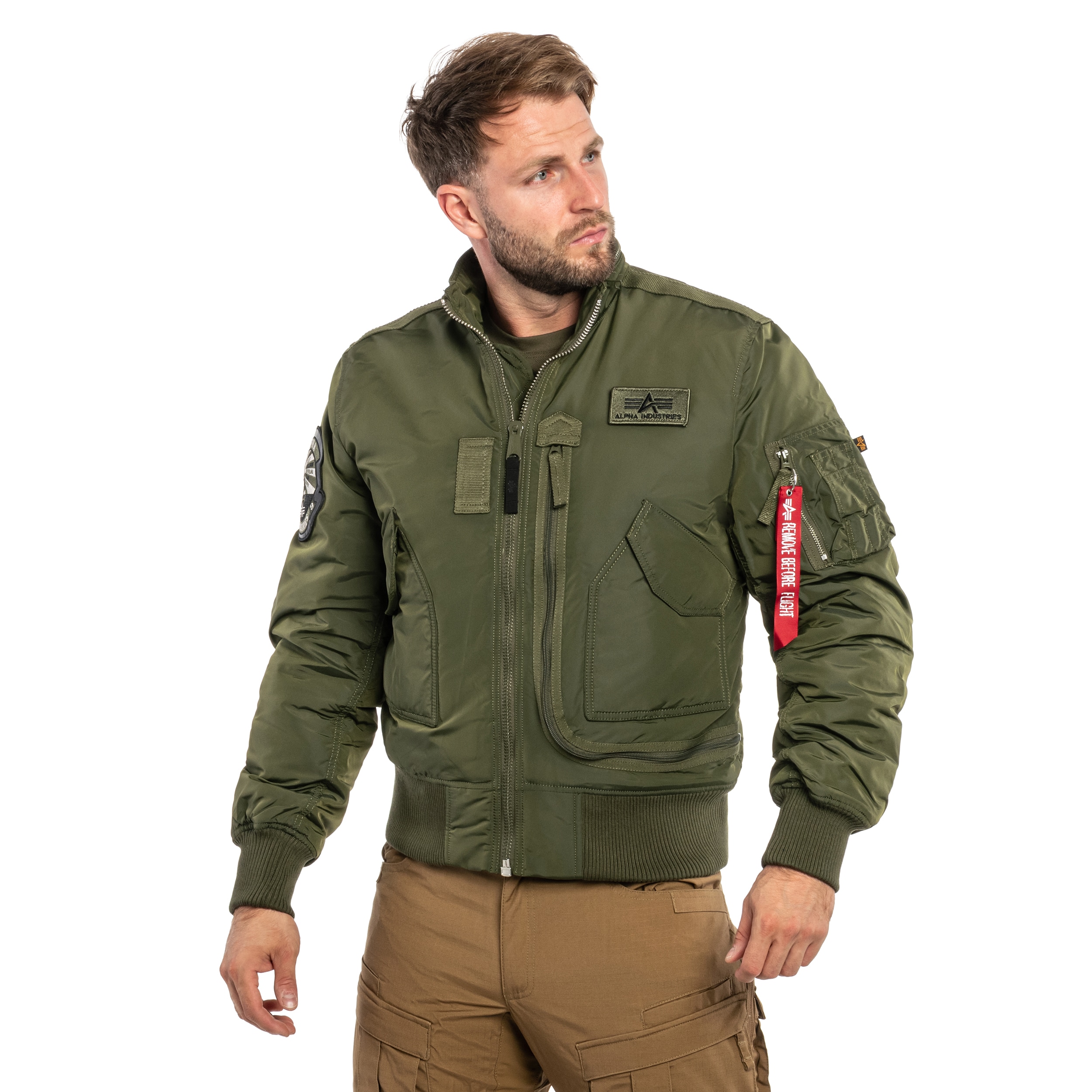 Alpha Industries Engine Jacket - Dark Green