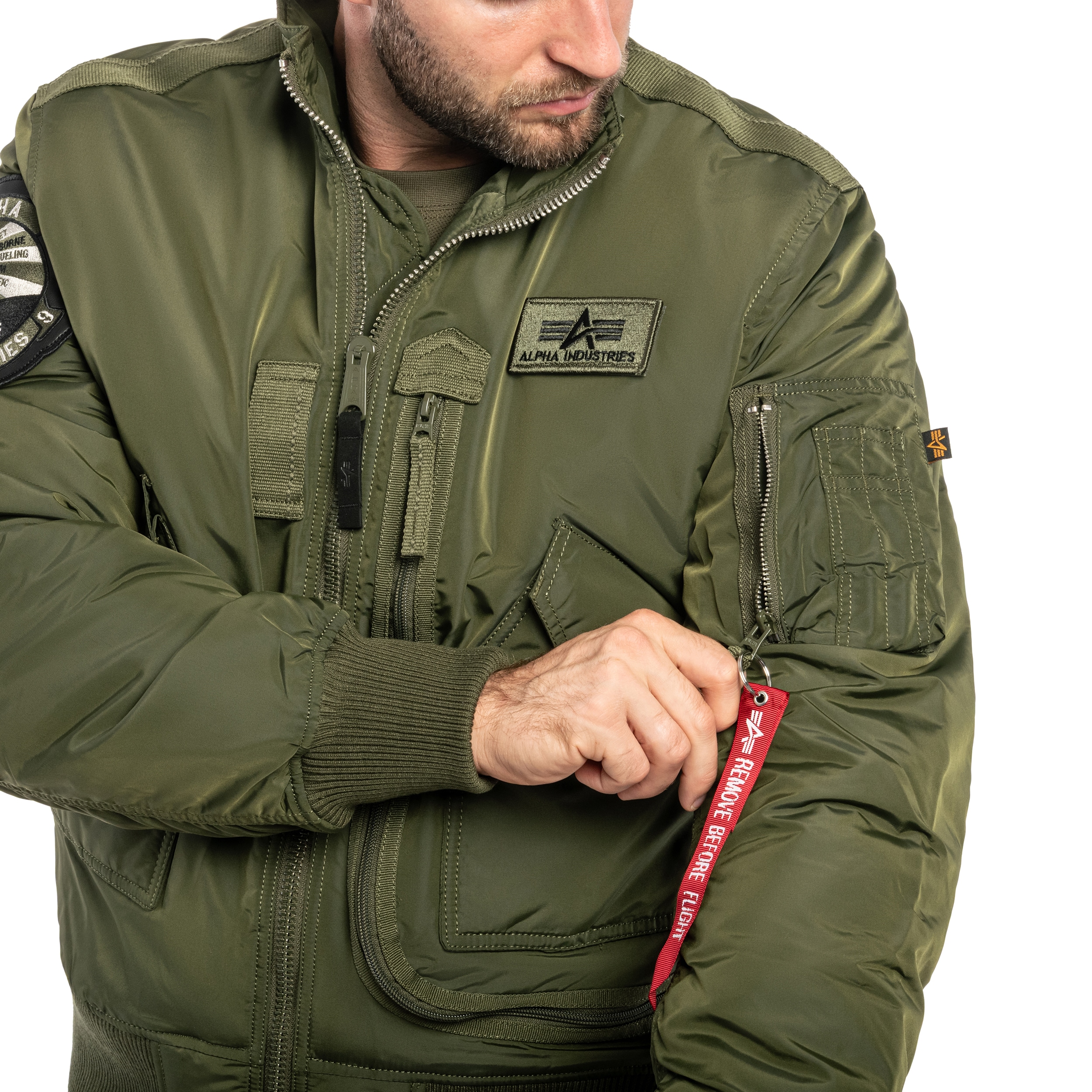 Alpha Industries Engine Jacket - Dark Green