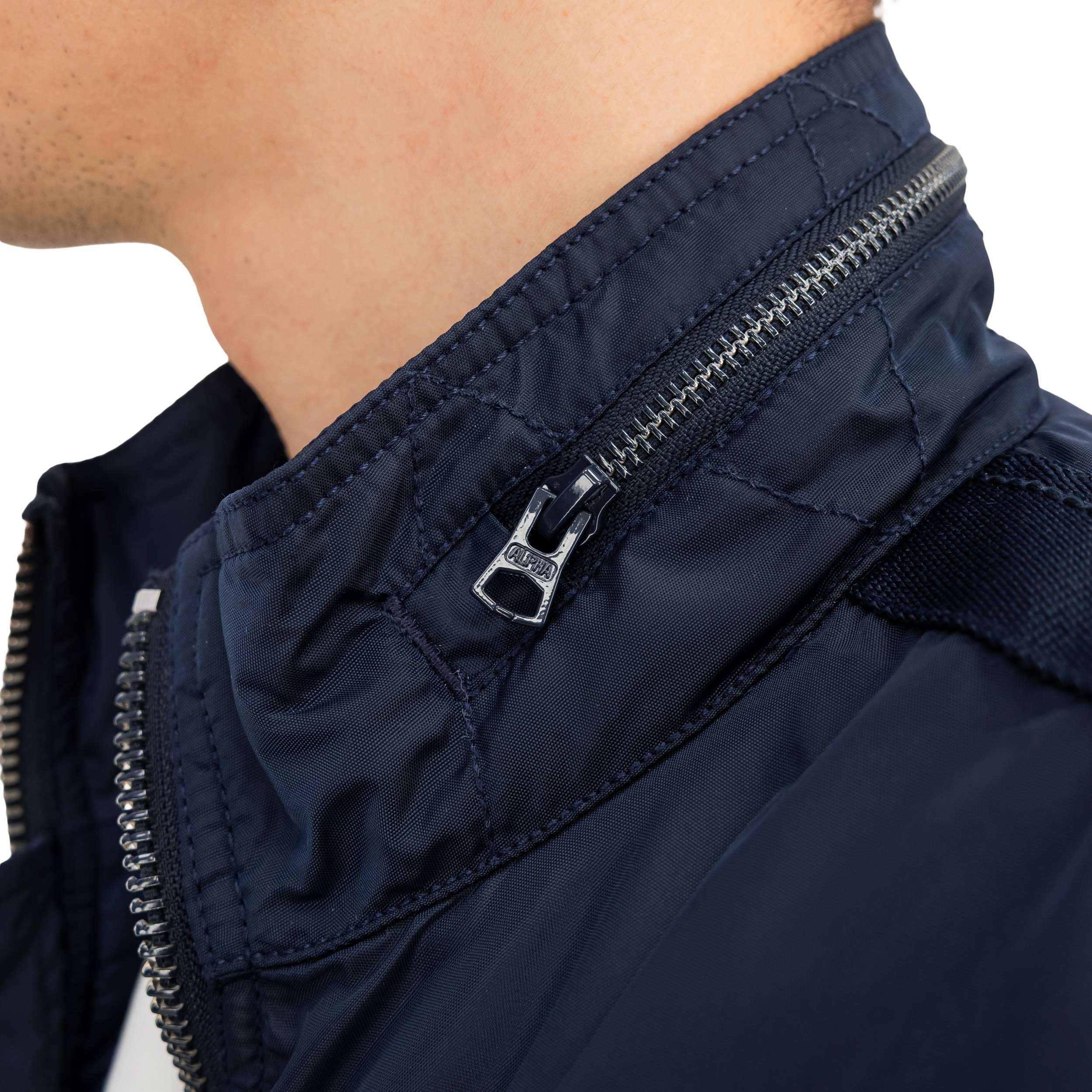 Alpha Industries Engine Jacket - Replica Blue