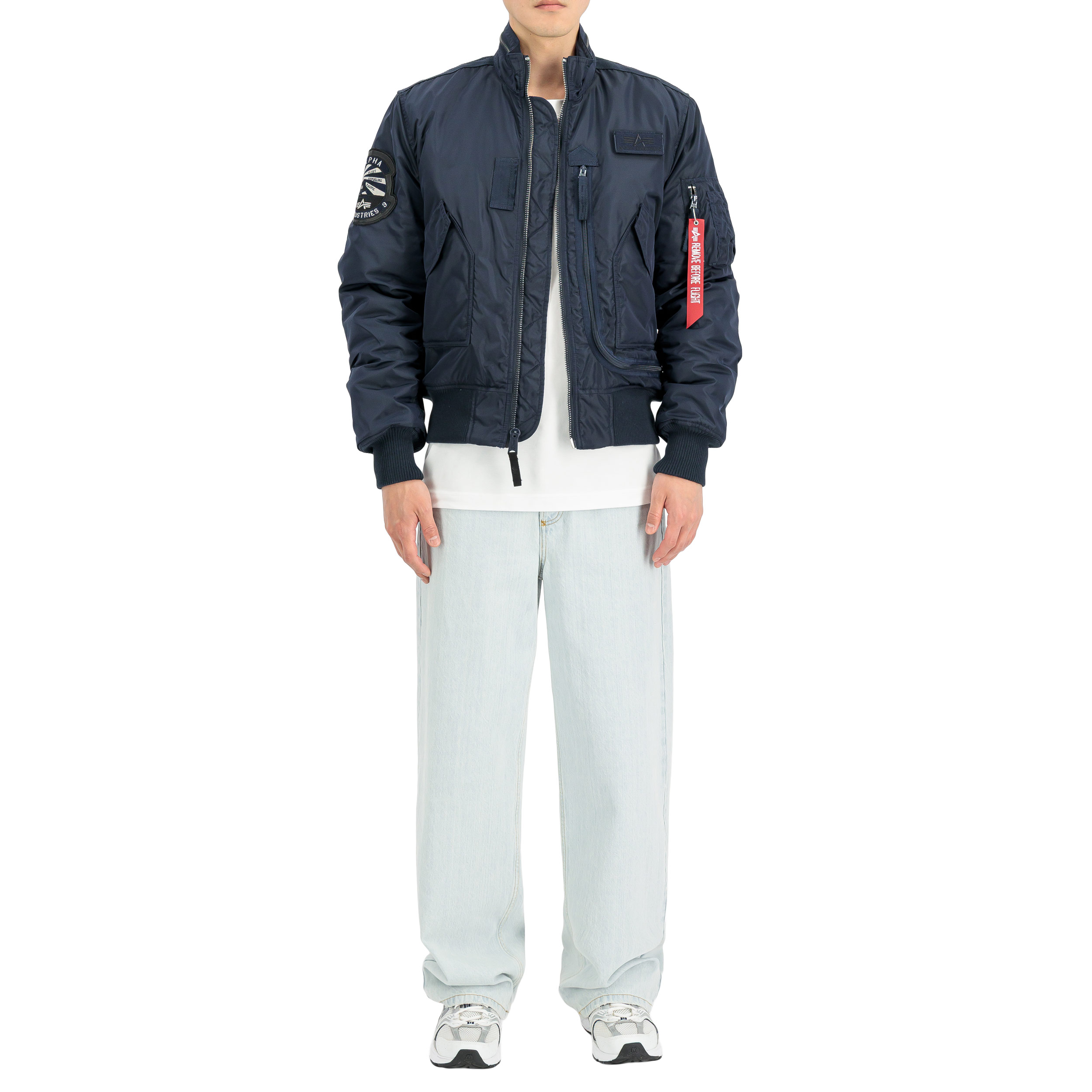 Alpha Industries Engine Jacket - Replica Blue