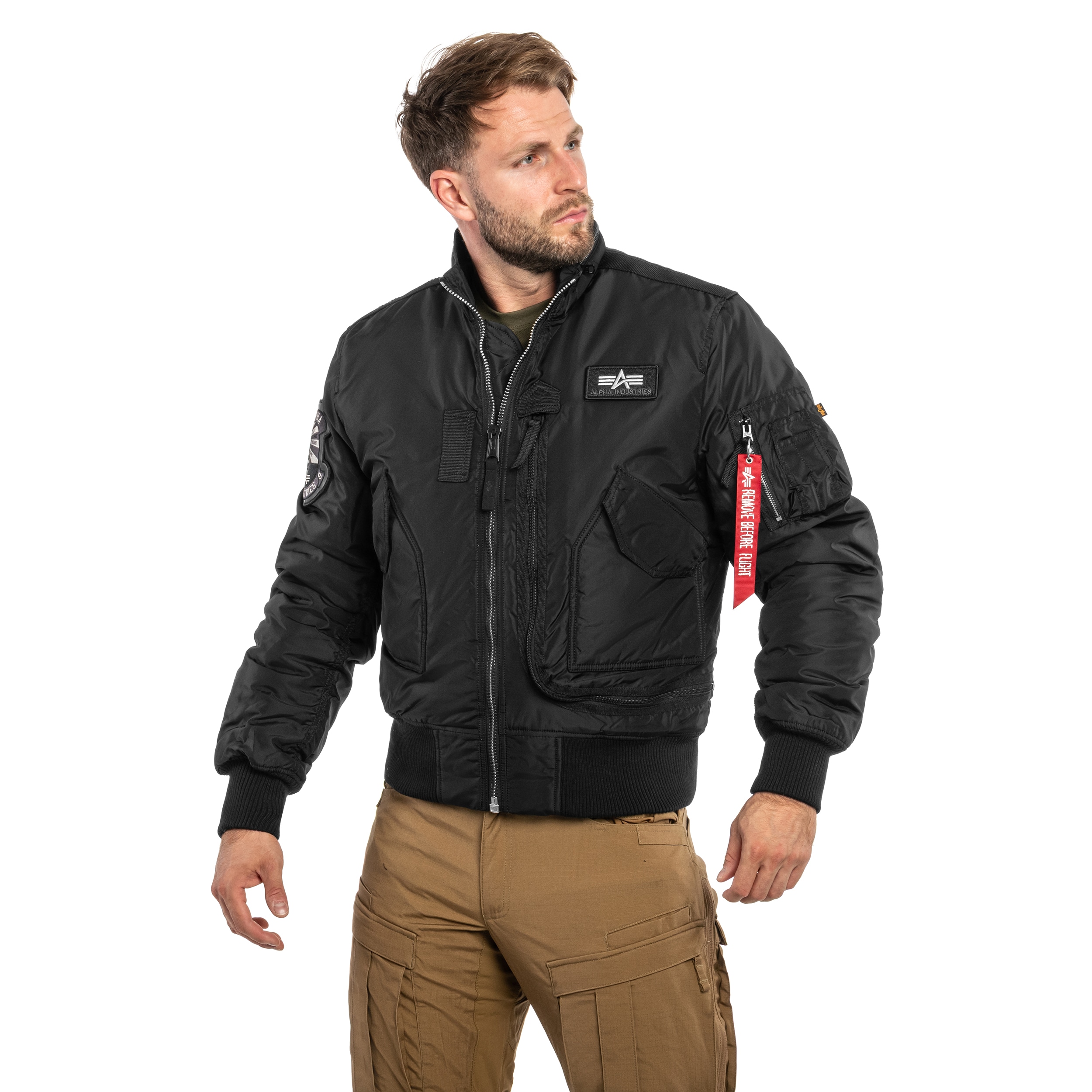Alpha Industries Engine jacket - Black