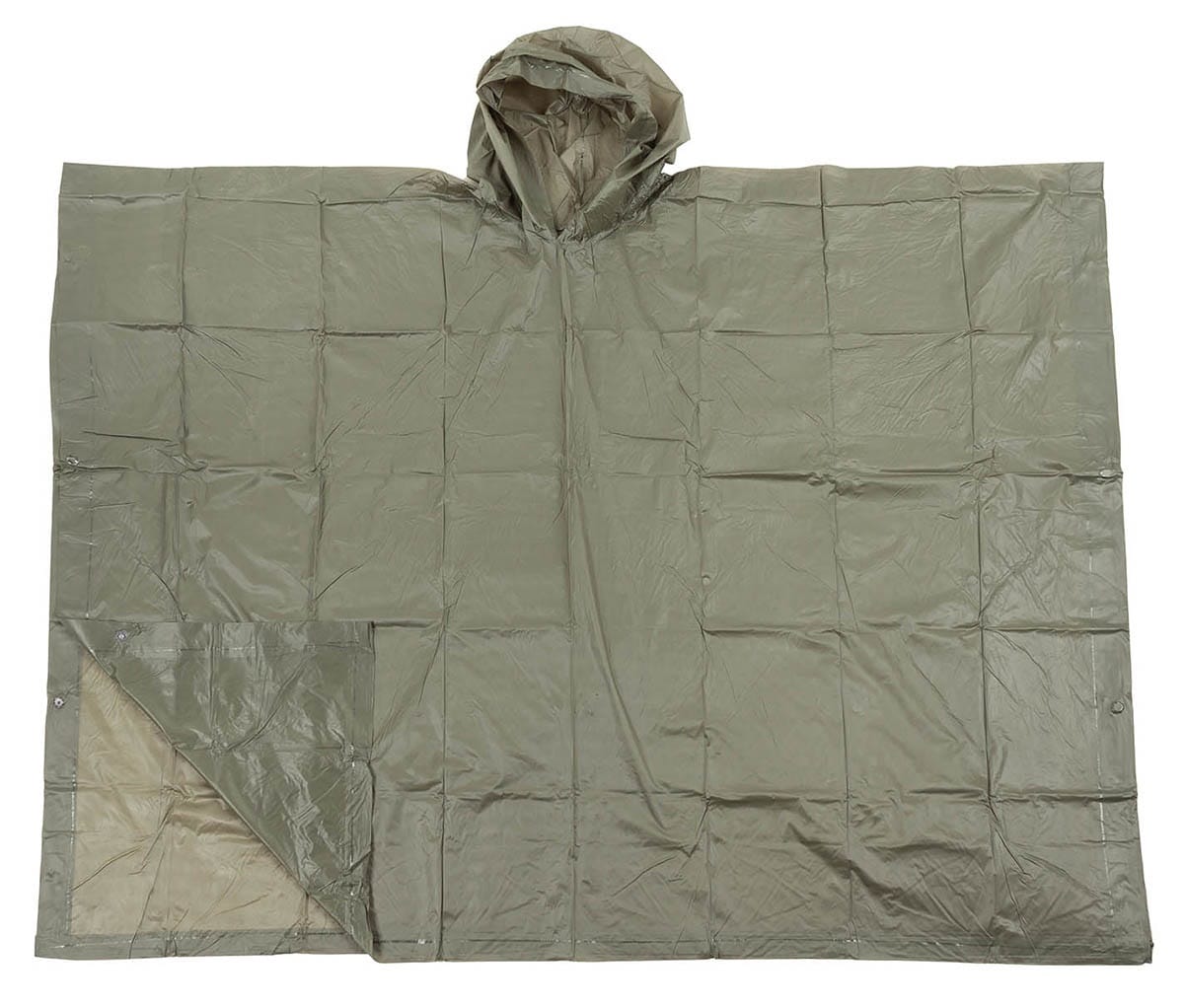 MFH Vinyl Poncho - OD Green