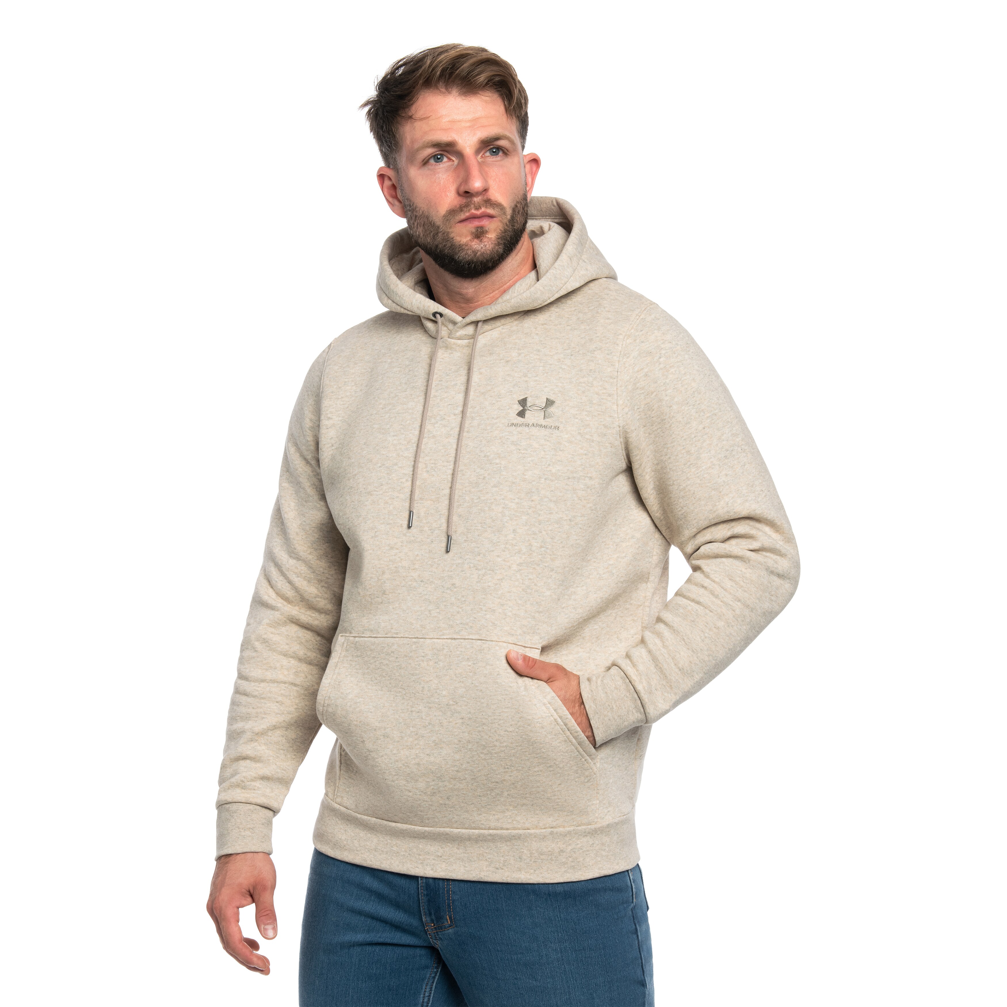 Under Armour Icon Fleece Hoodie - Timberwolf Taupe Light Hthr/Timberwolf Taupe