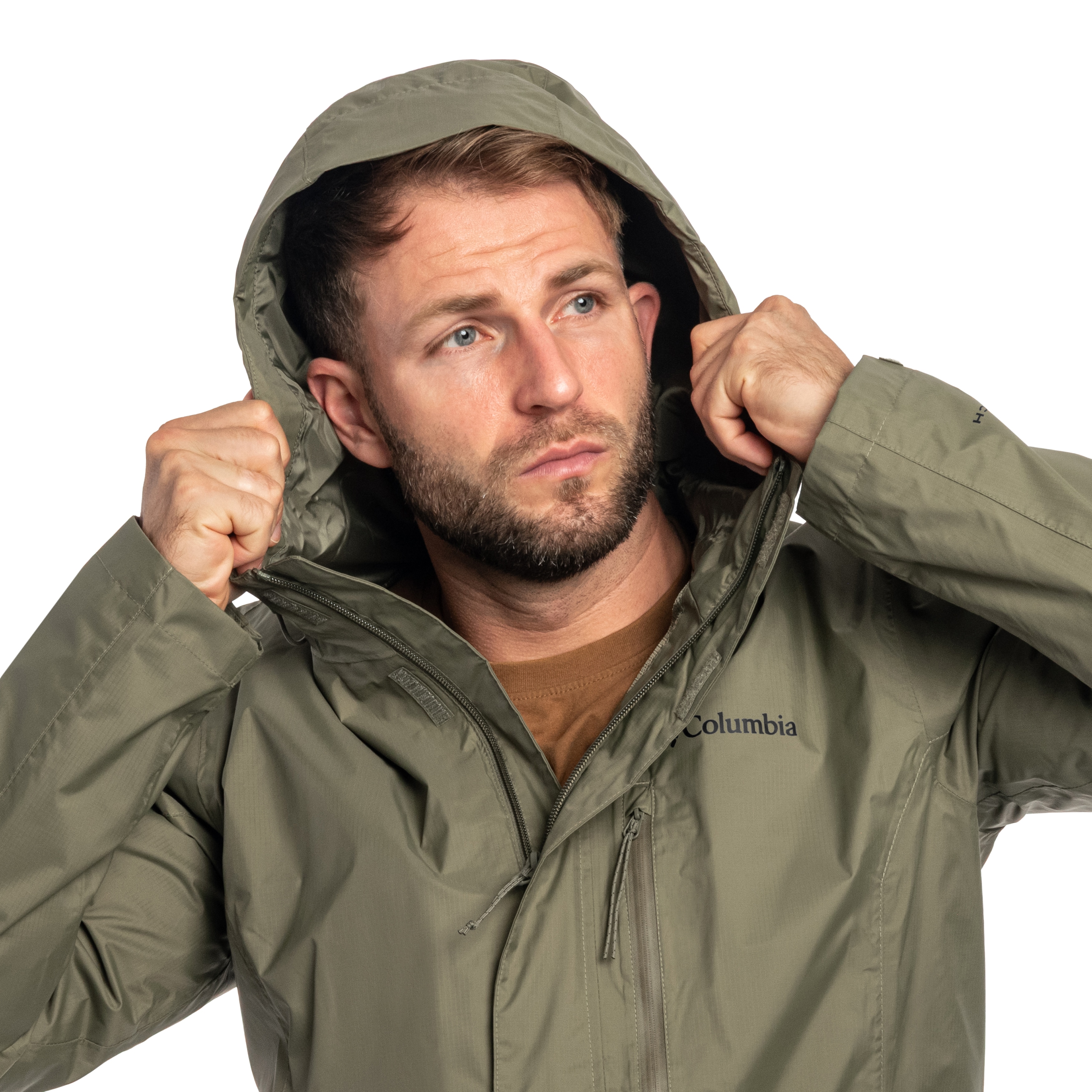 Columbia Pouring Adventure III Jacket - Stone Green