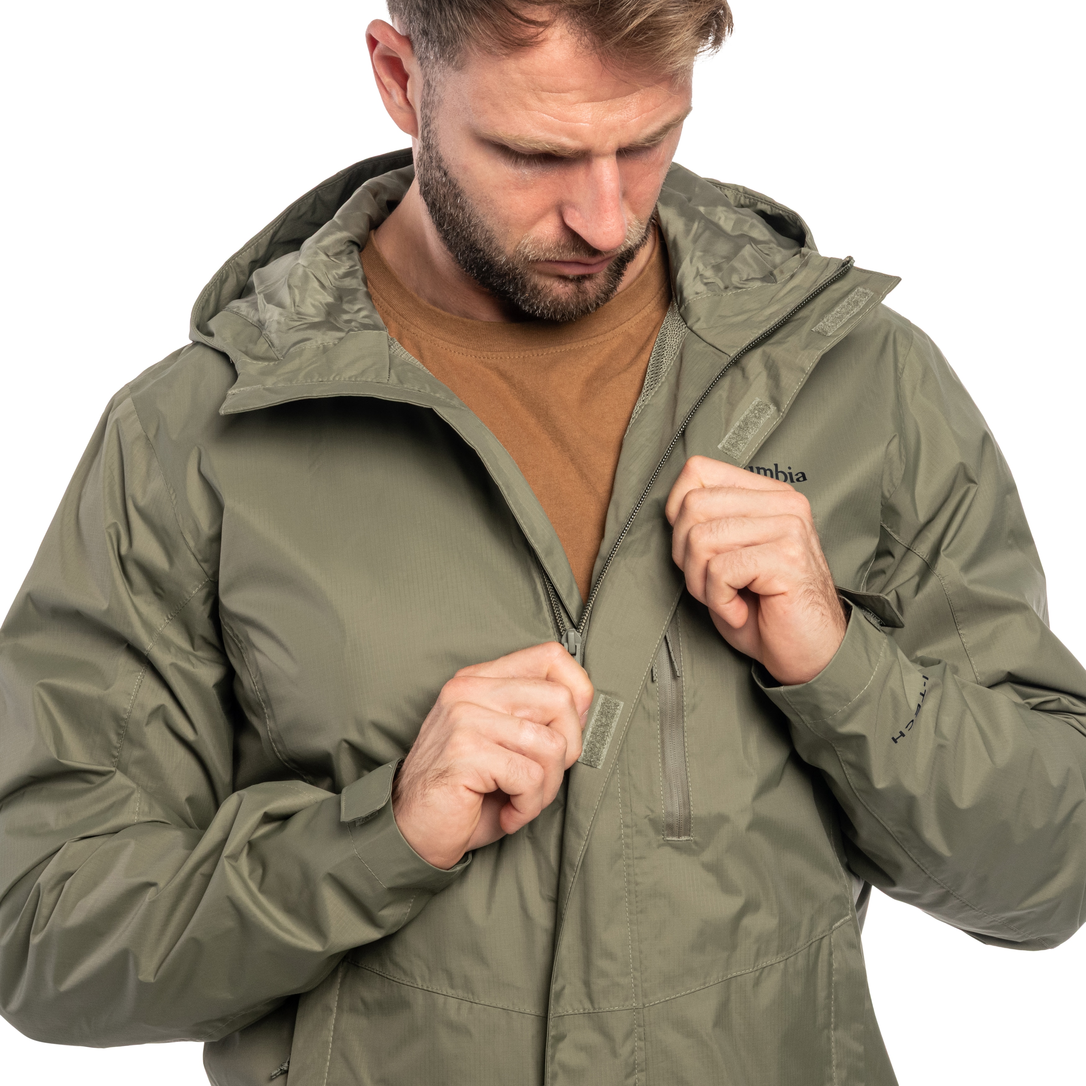 Columbia Pouring Adventure III Jacket - Stone Green