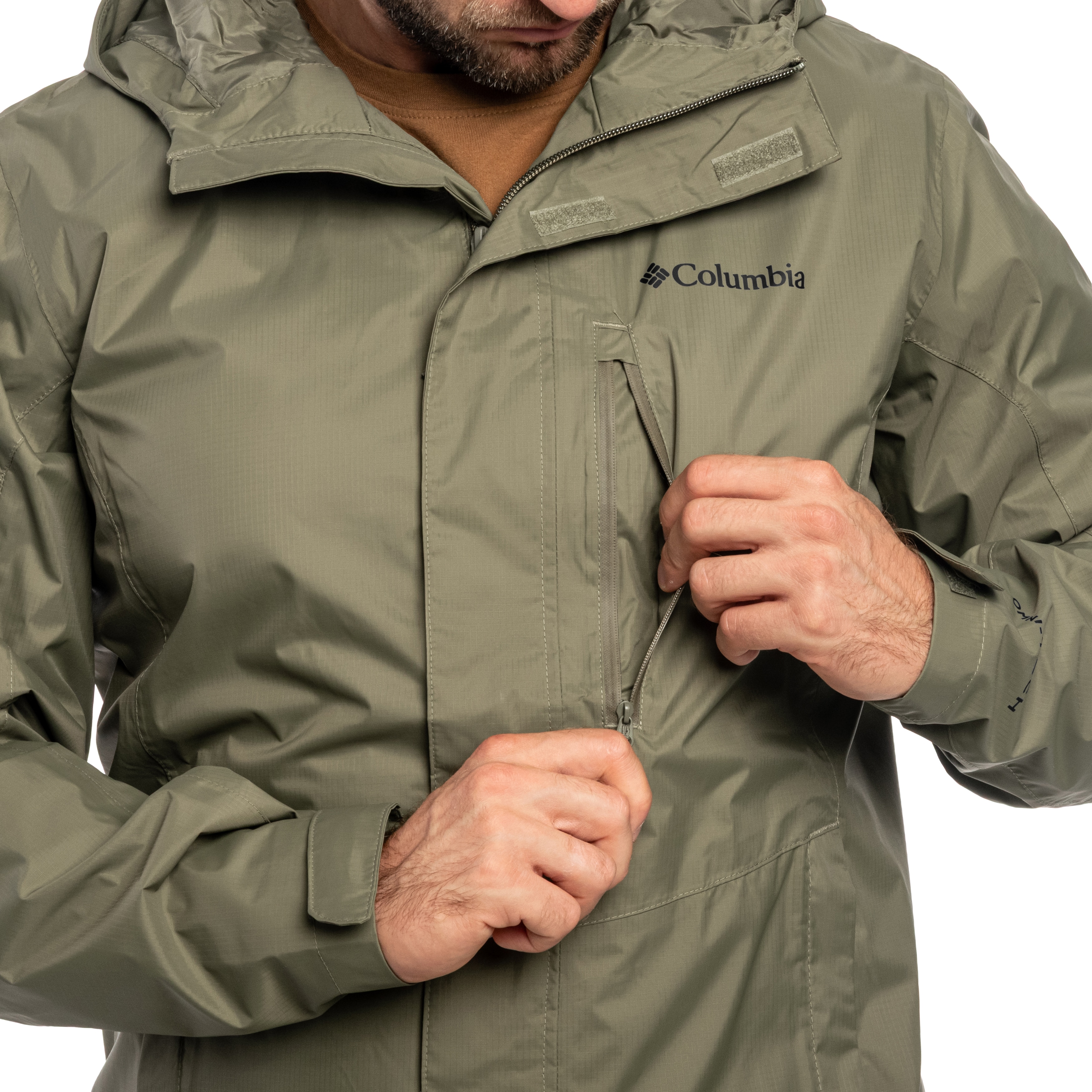Columbia Pouring Adventure III Jacket - Stone Green