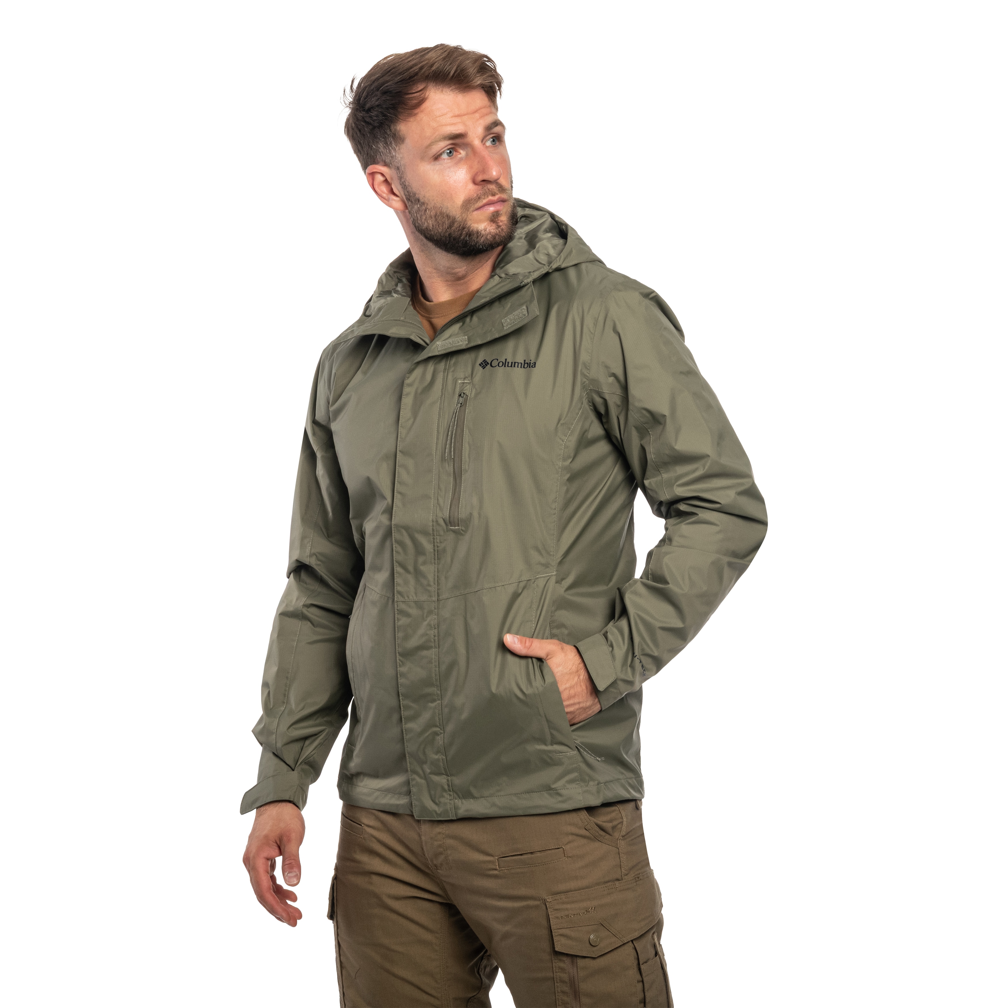 Columbia Pouring Adventure III Jacket - Stone Green