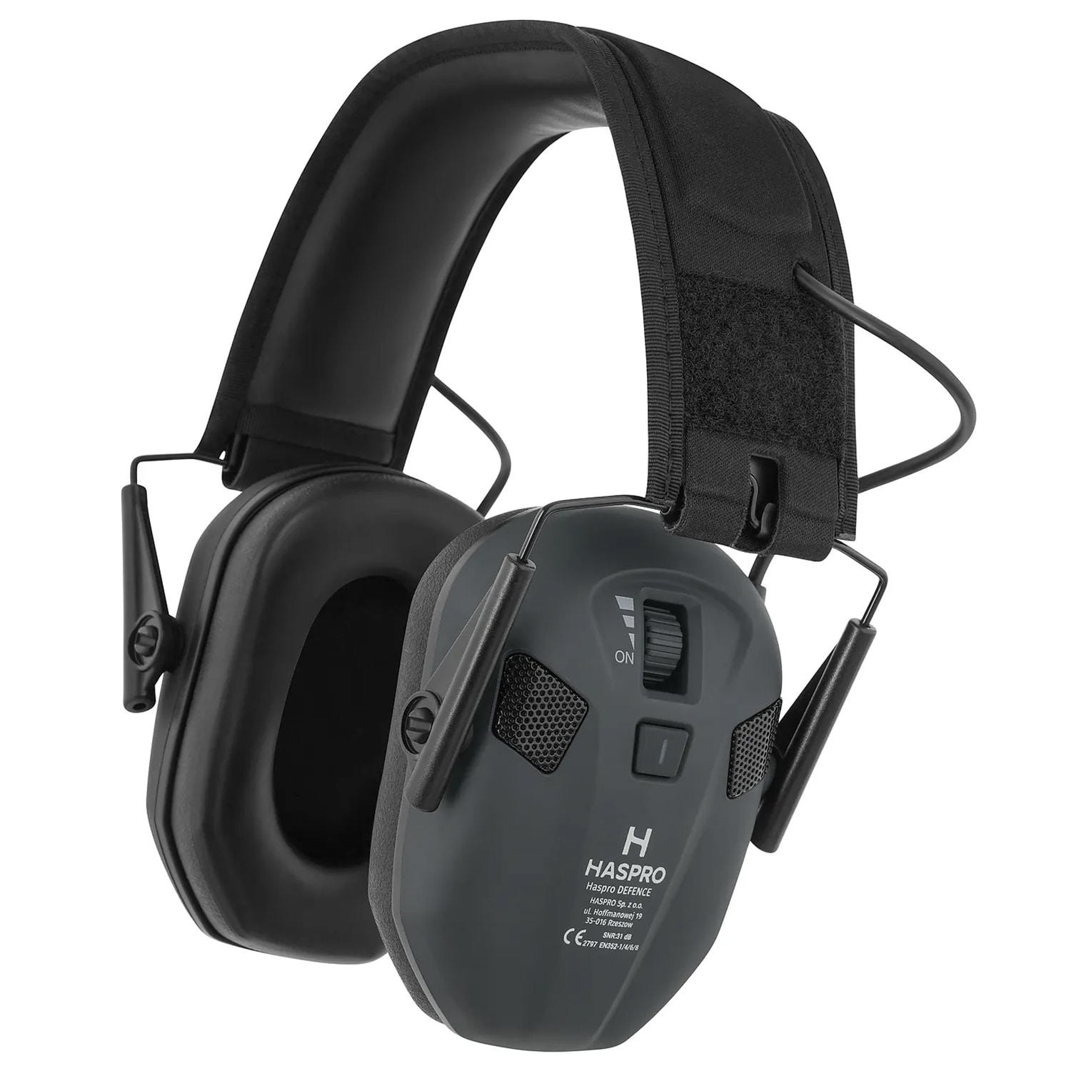 Haspro Defence Active Hearing Protectors - Black