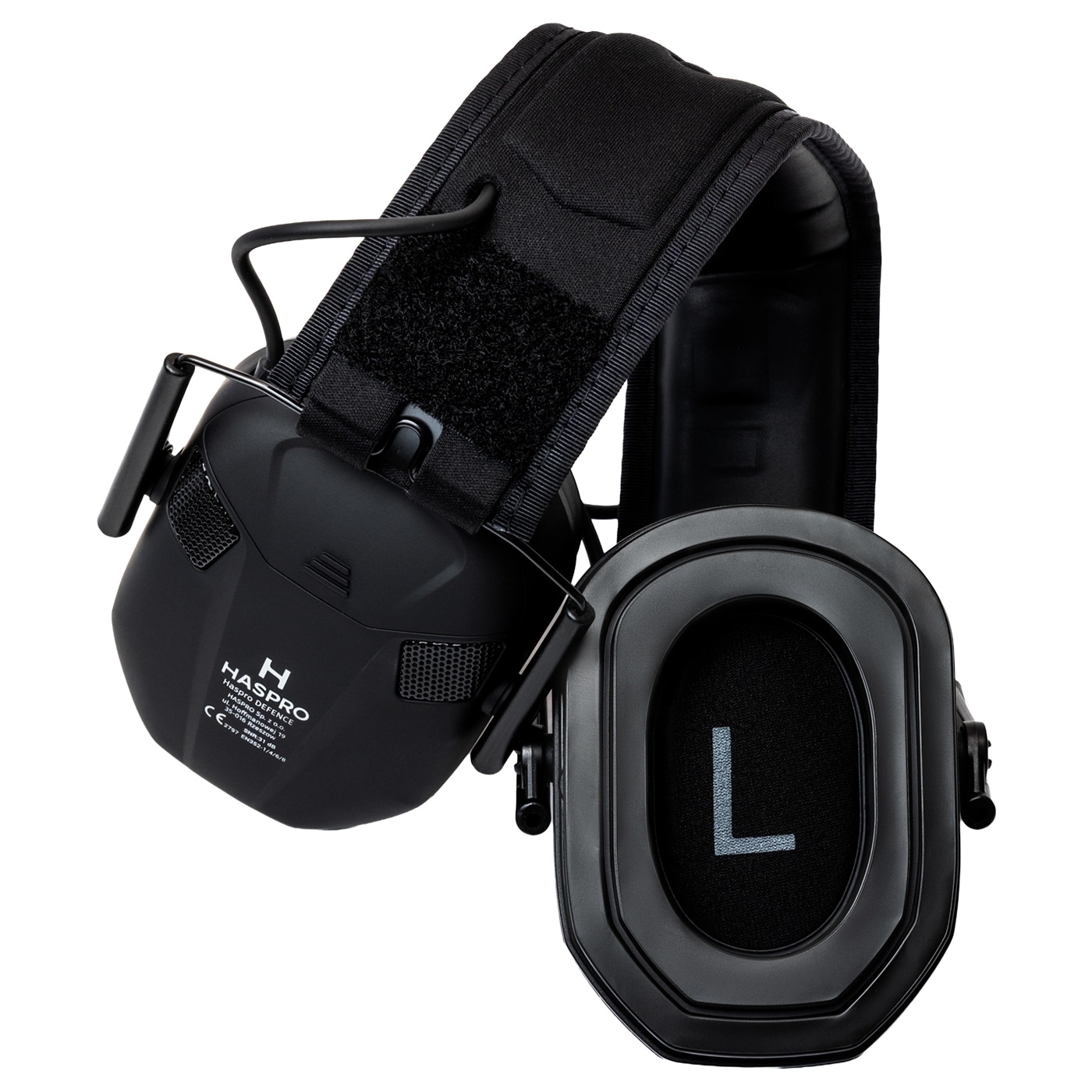 Haspro Defence Active Hearing Protectors - Black