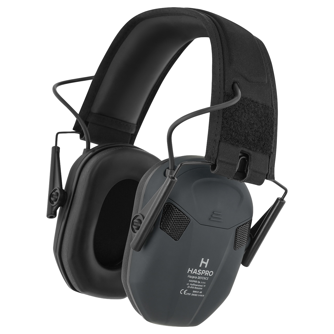 Haspro Defence Active Hearing Protectors - Black