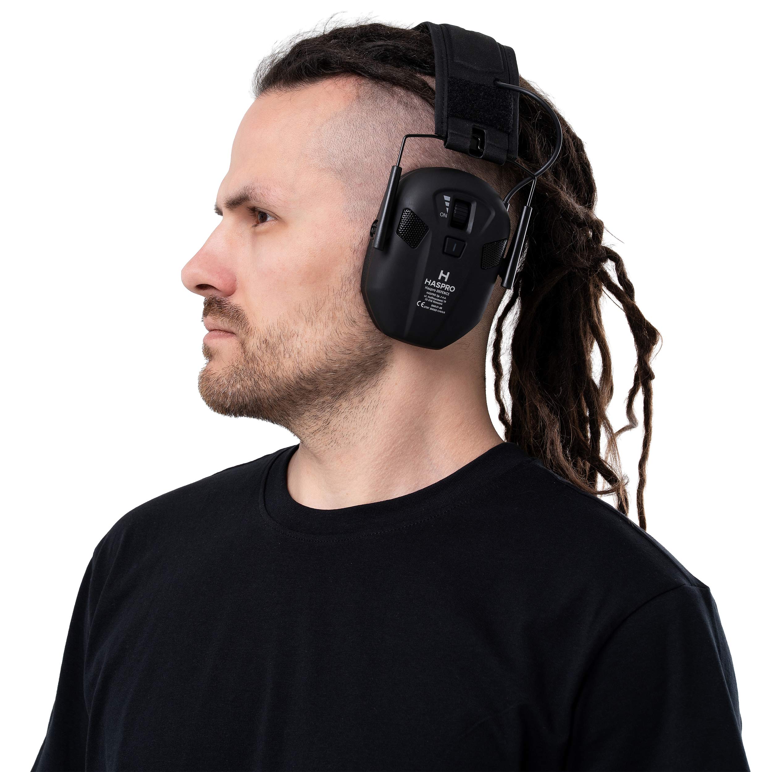 Haspro Defence Active Hearing Protectors - Black