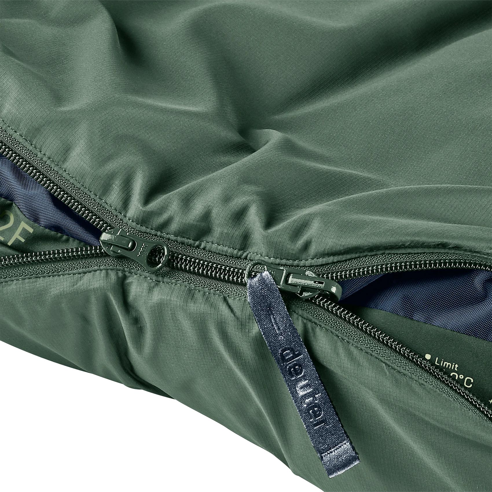 Deuter Orbit 0C Sleeping Bag Left - Ivy/Ink