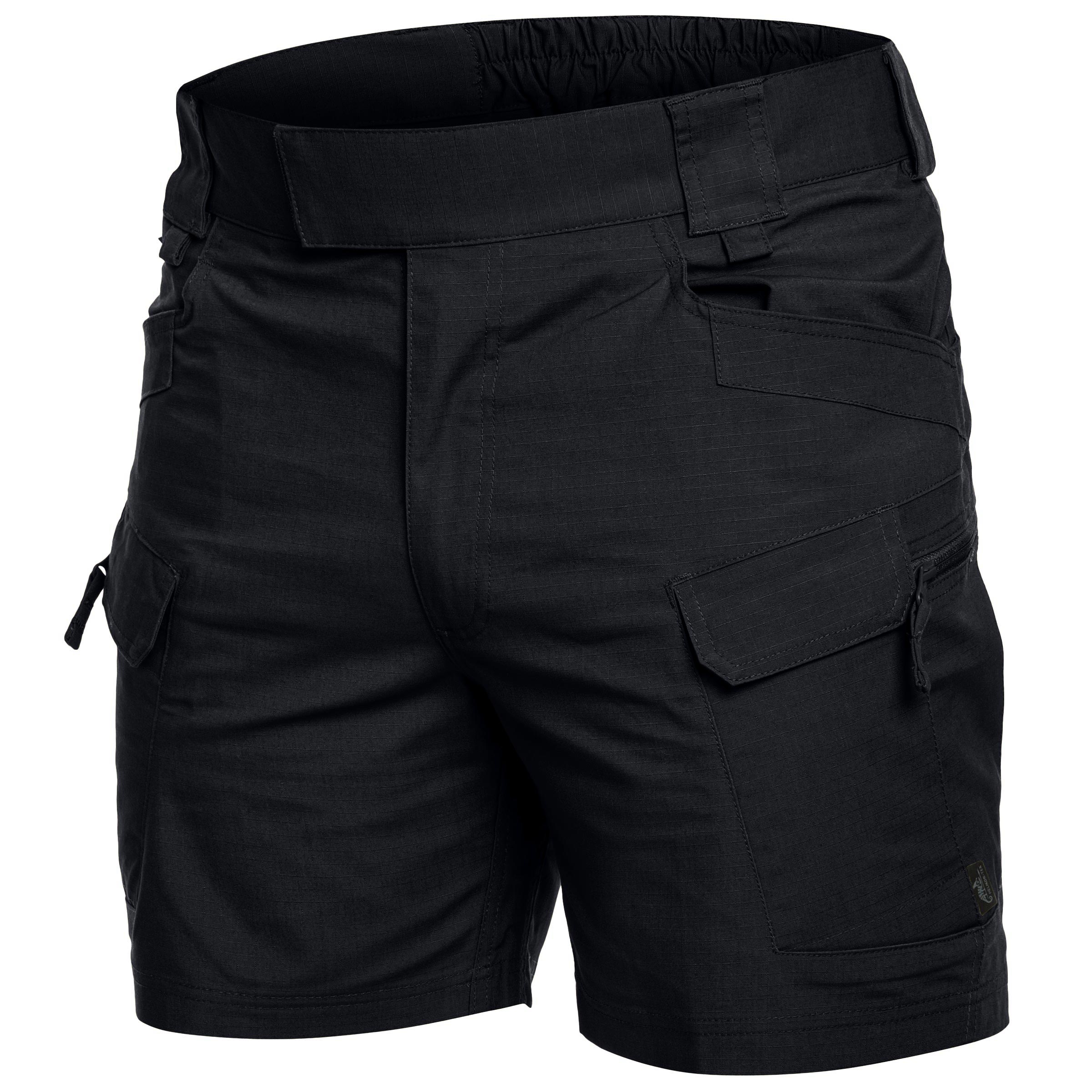 Helikon-Tex UTS PolyCotton Stretch Rip-Stop 6" Shorts - Black