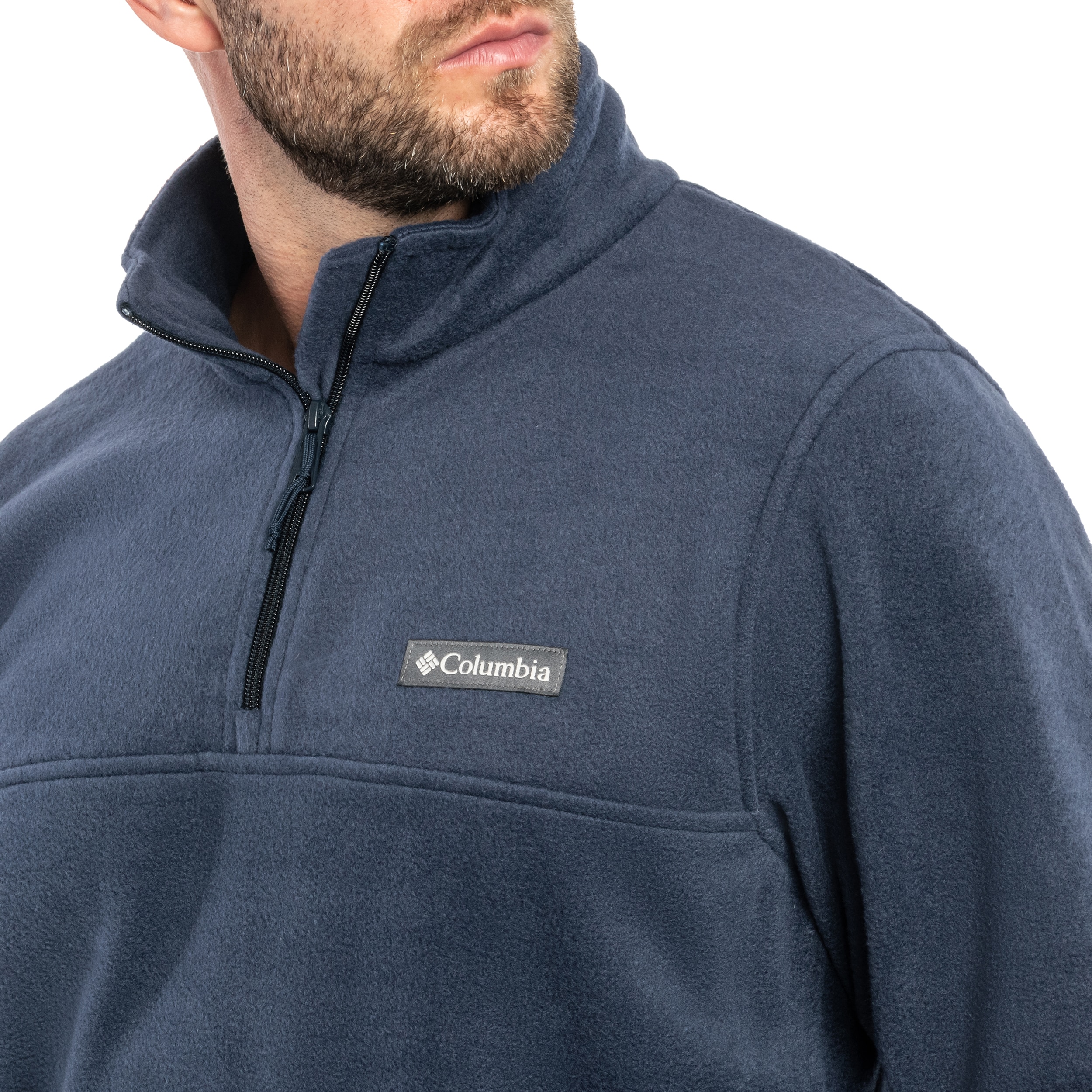 Columbia Steens Mountain Half Zip Fleece Pullover - Collegiate Navy