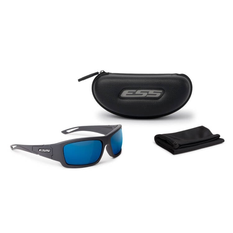 ESS Credence Tactical Glasses - Dark Gray/Mirrored Blue