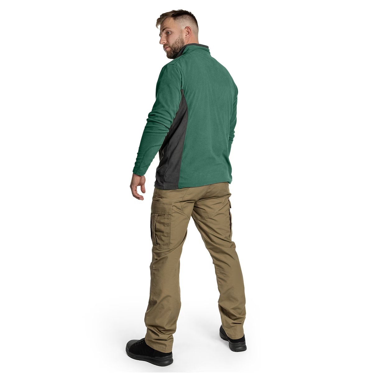 Columbia Klamath Range II Half Zip Fleece - Rain Forest/Black