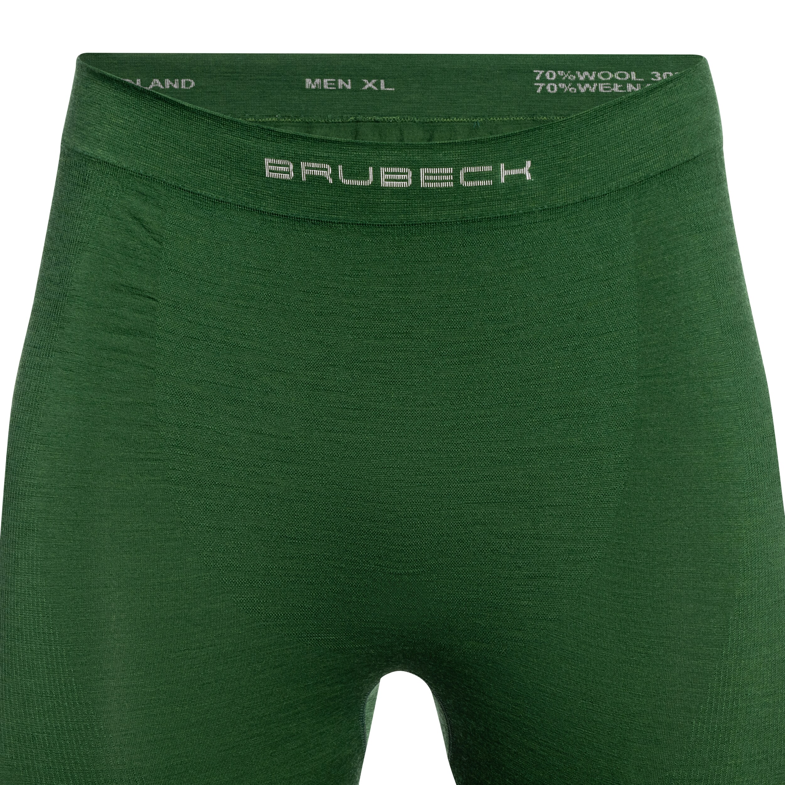 Brubeck Active Merino V2 Thermal Leggings - Green