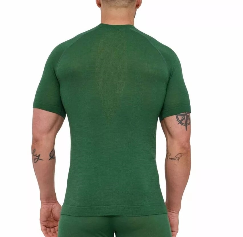 Brubeck Active Merino Thermal T-Shirt - Green
