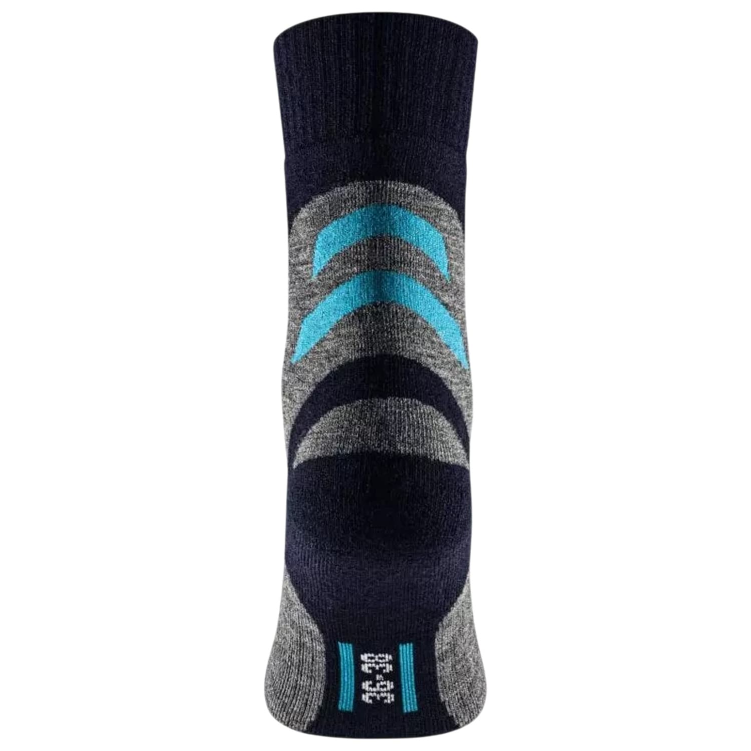 Brubeck Trekking Merino Women's Socks - Grey/Turquoise