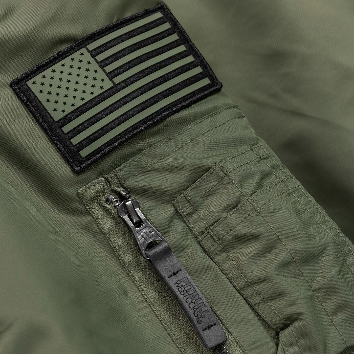 Pitbull Encino Bomber Jacket - Olive