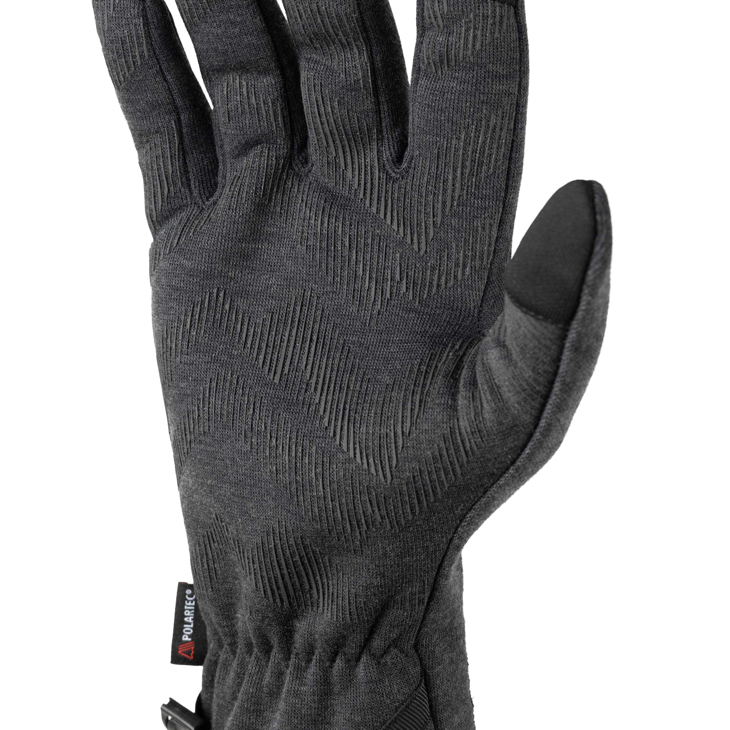 Buff Tech Fleece Gloves - Black