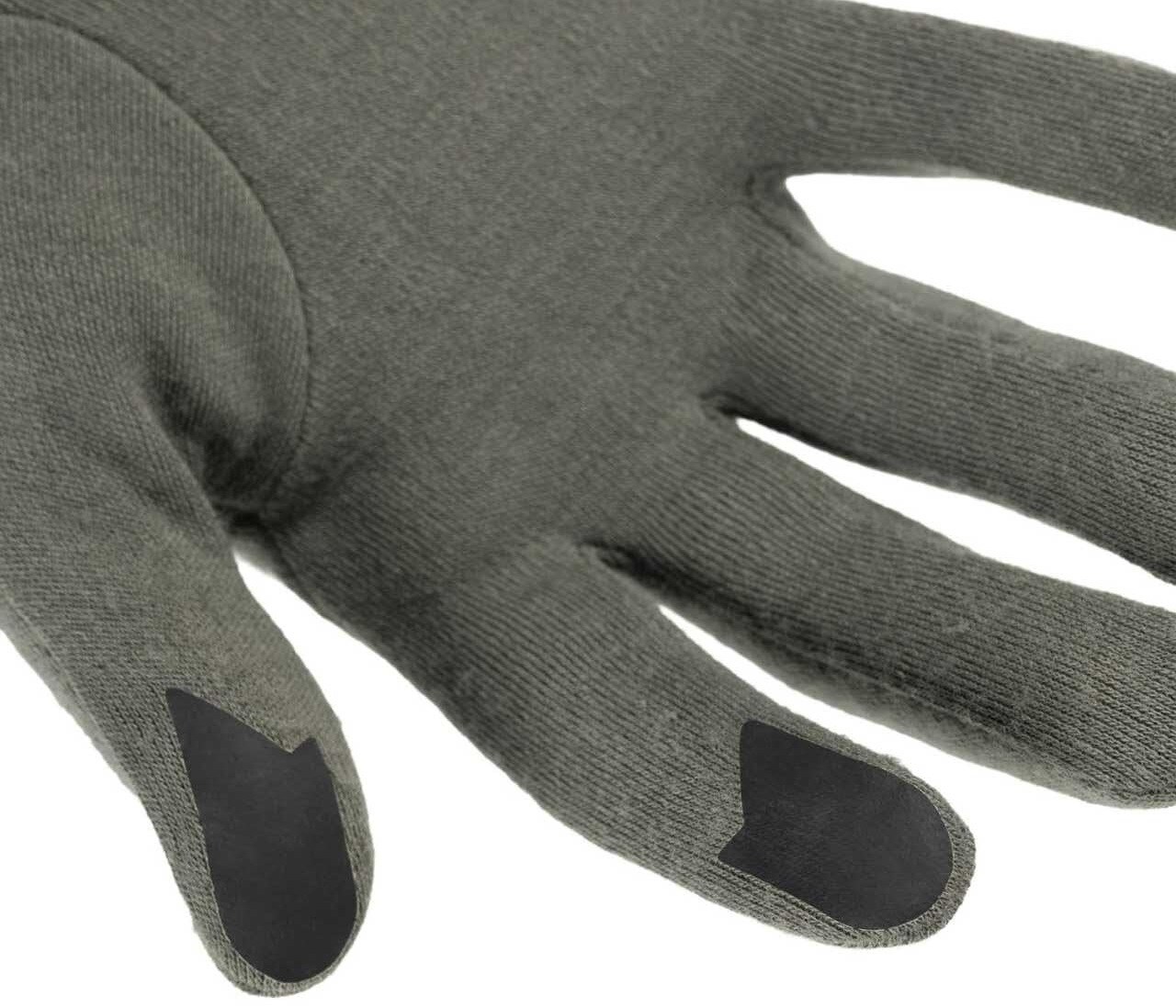 Buff Merino Midweight Gloves - Khaki