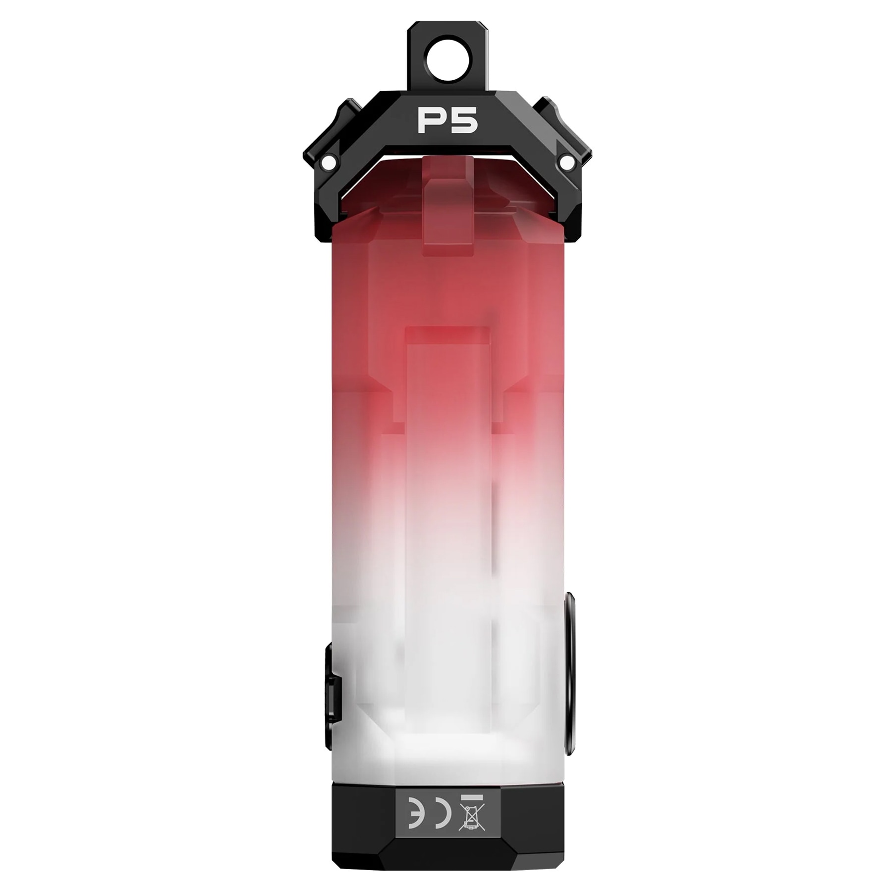 Wuben E1 Pulse Red Keychain Flashlight 150 Lumens