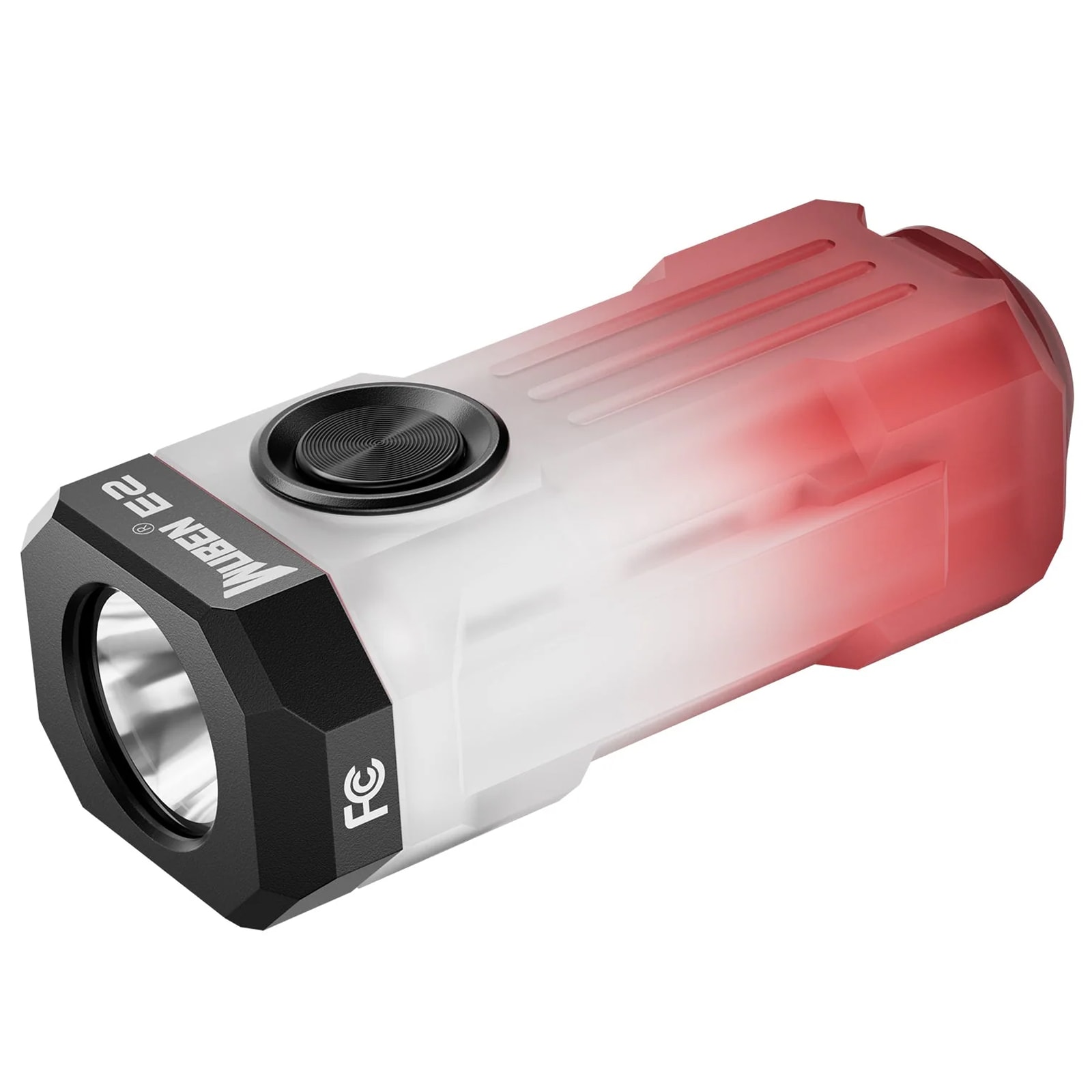 Wuben E1 Pulse Red Keychain Flashlight 150 Lumens