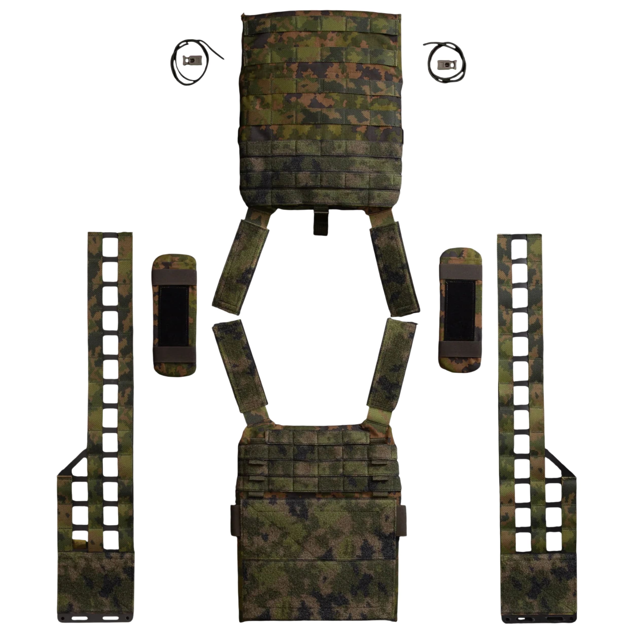 Savotta Varjelus Plate Carrier Tactical Vest - M05 Finnish Woodland Camo
