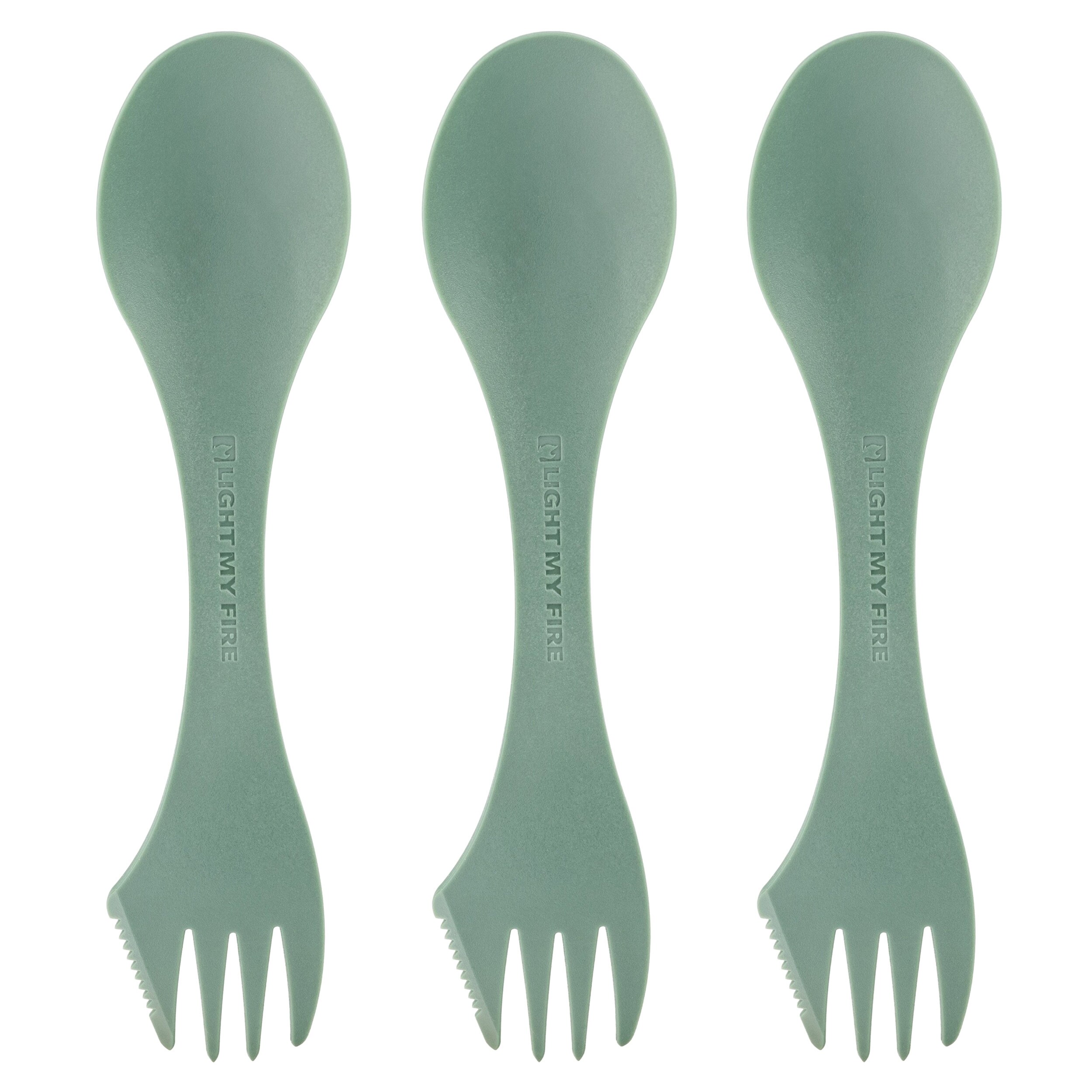 Light My Fire Bio Spork - Shady Green - 3 pcs