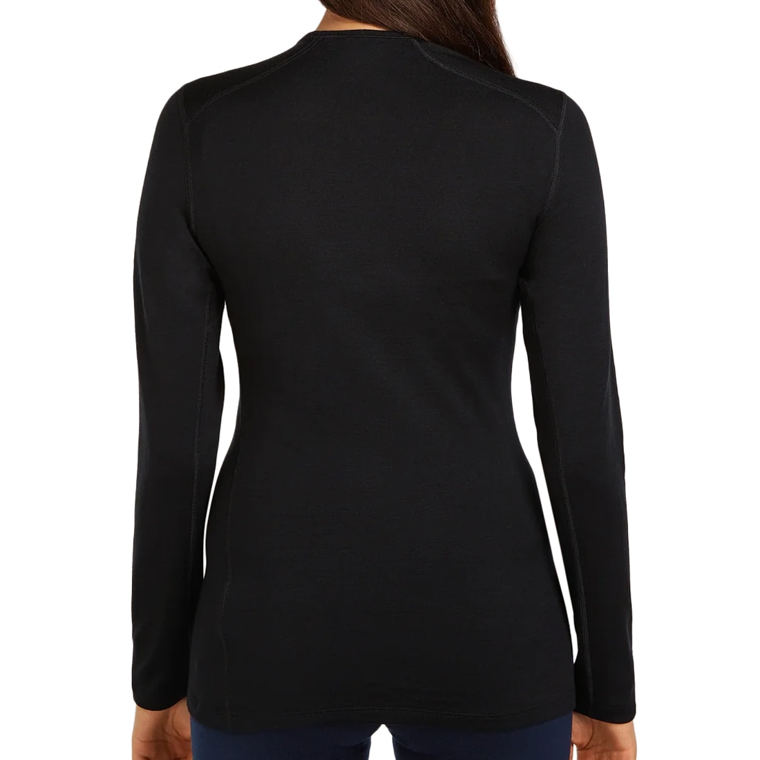 Icebreaker Merino 260 Oasis Long Sleeve Crew Women's Thermal Shirt - Black