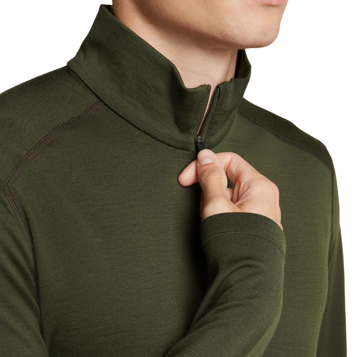 Icebreaker Merino 260 Oasis Half-Zip Thermal Shirt - Dark Loden
