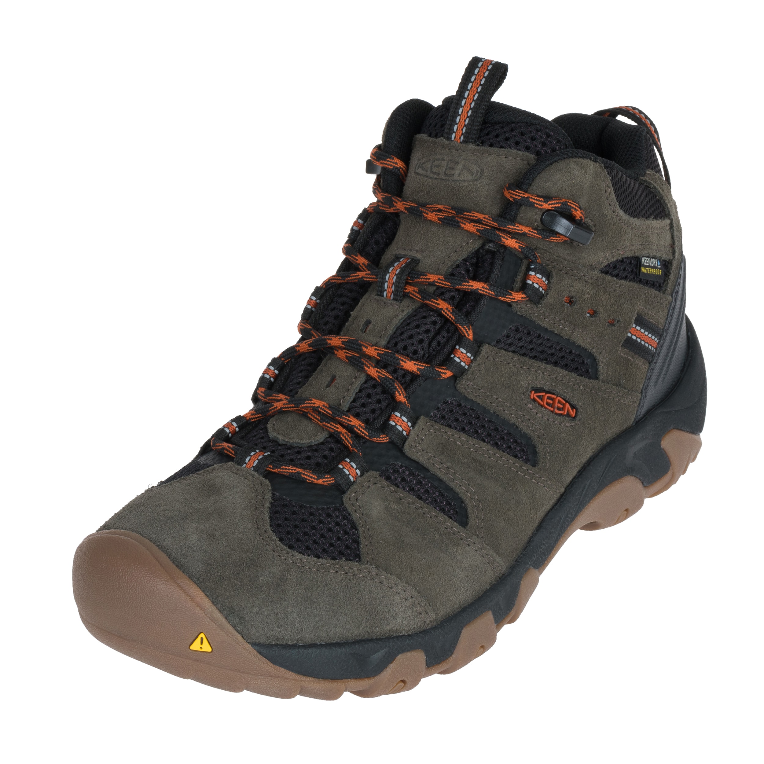 Keen Headout MID WP Boots - Olive/Fossil Orange
