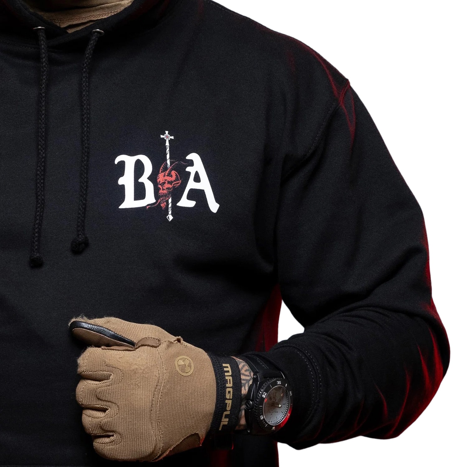 Brothers in Arms Demons Hoodie Sweatshirt - Black