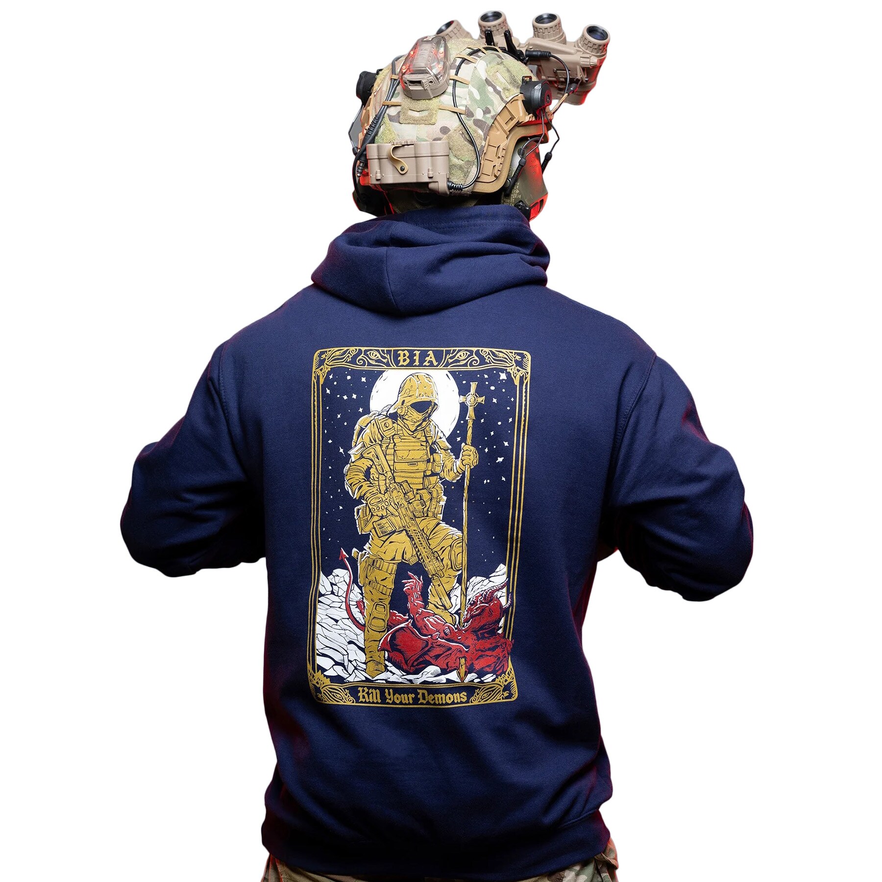 Brothers in Arms Demons Hoodie - Navy