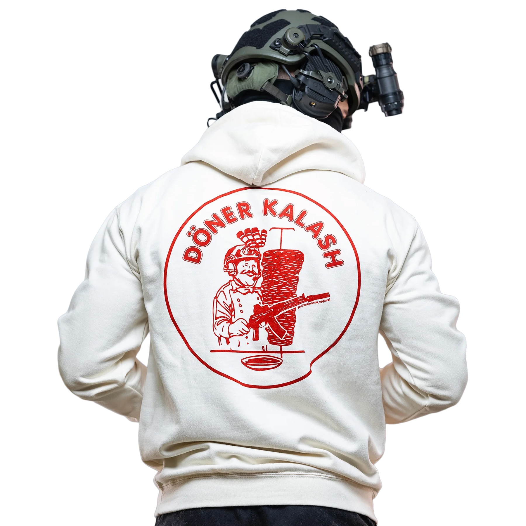 Brothers in Arms Doner Kalash Spicy Hoodie Hoodie - Cream