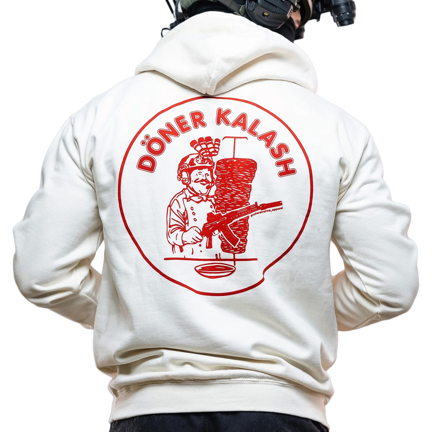 Brothers in Arms Doner Kalash Spicy Hoodie - Cream