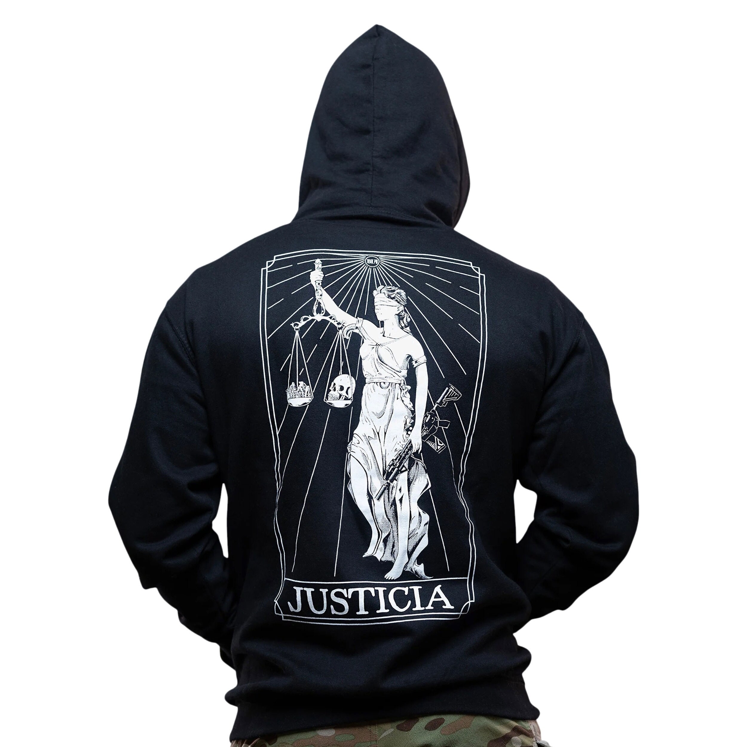 Brothers in Arms Justicia Hoodie Hoodie - Black