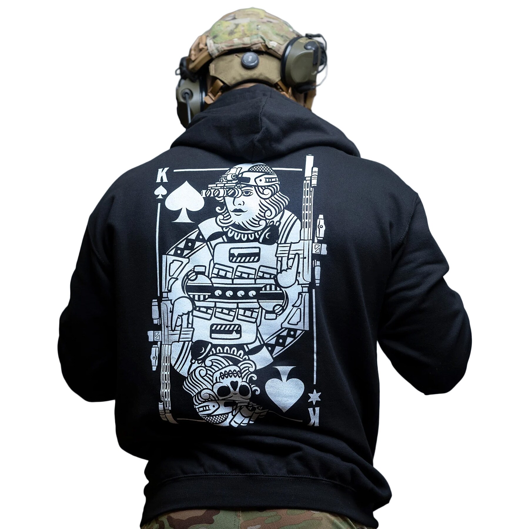 Brothers in Arms King of Spades Hoodie Sweatshirt - Black