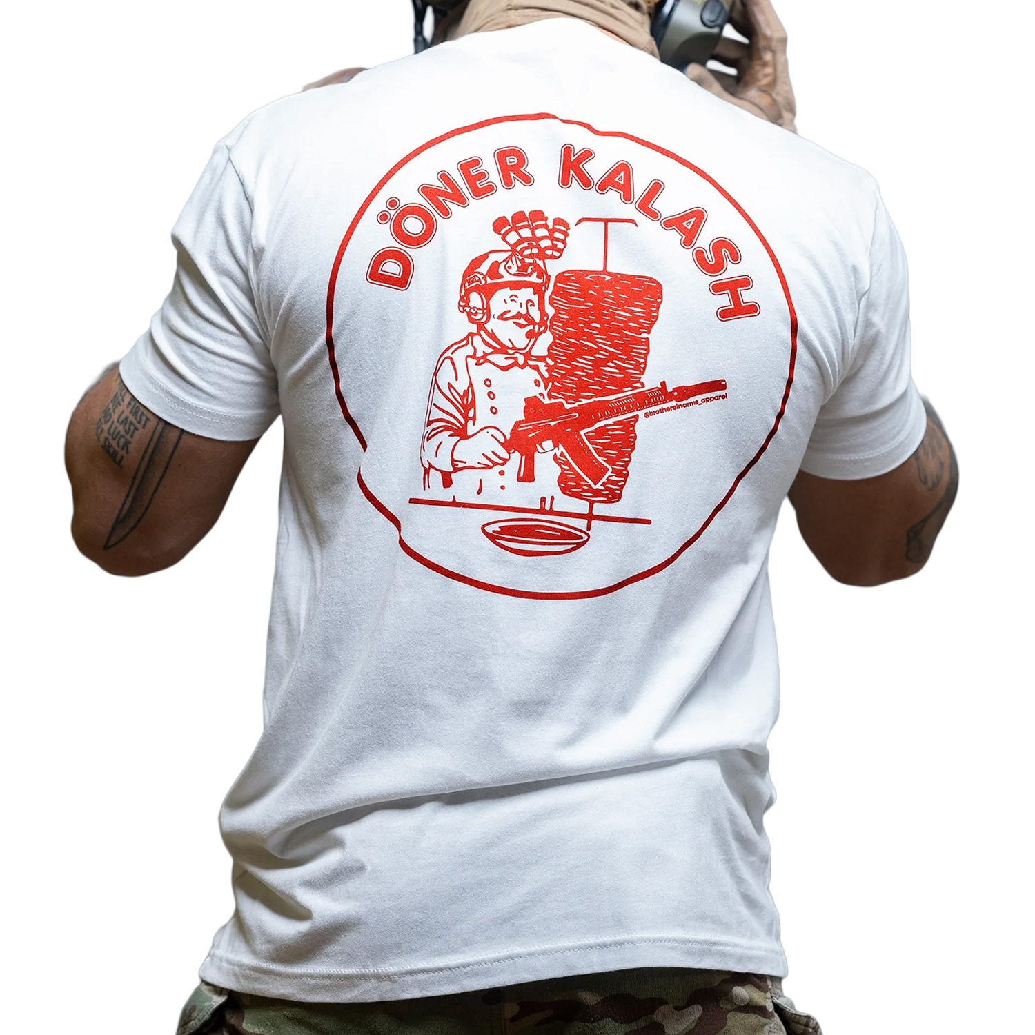 Brothers In Arms Döner Kalash Spicy T-Shirt - White