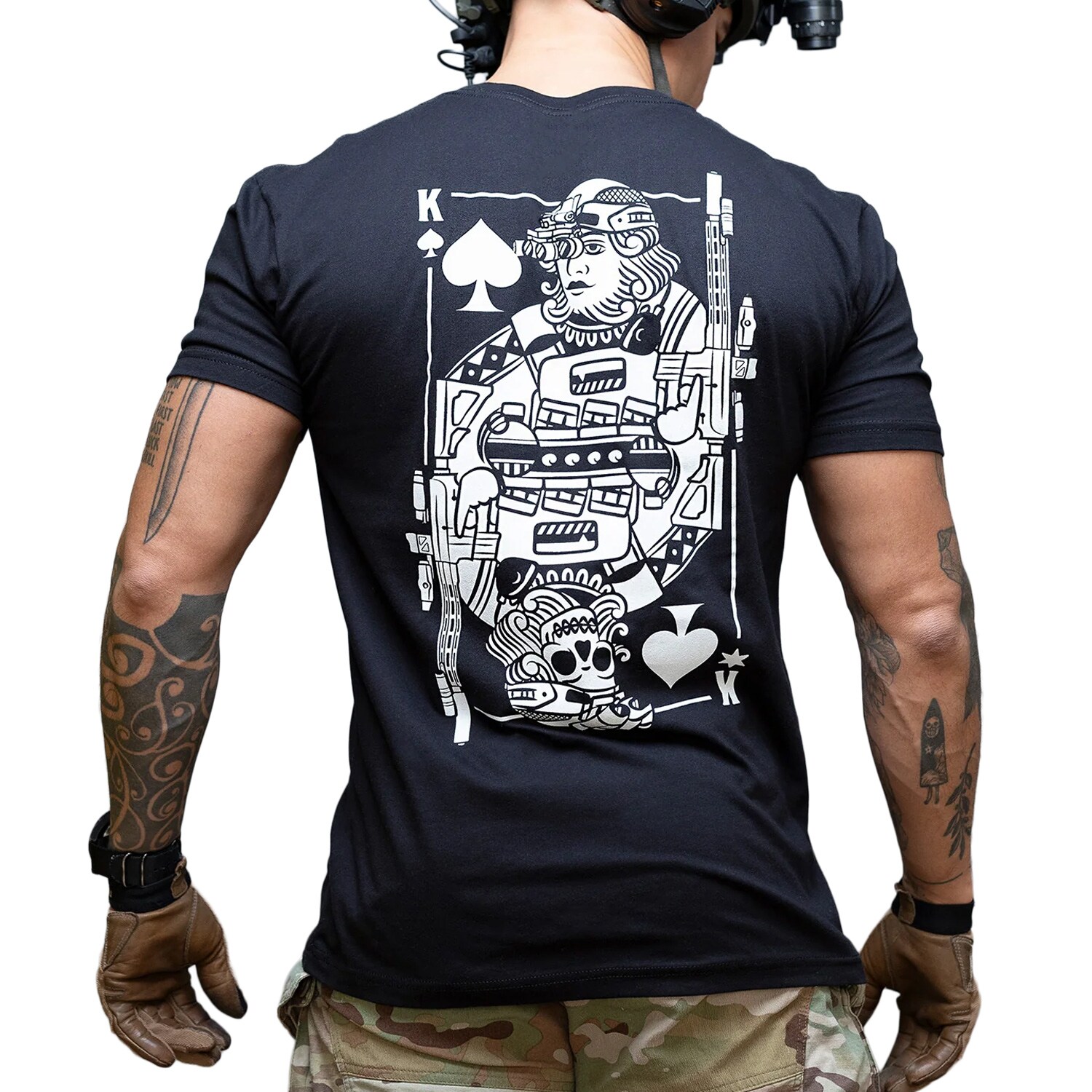 Brothers In Arms Kings of Spades T-Shirt - Black