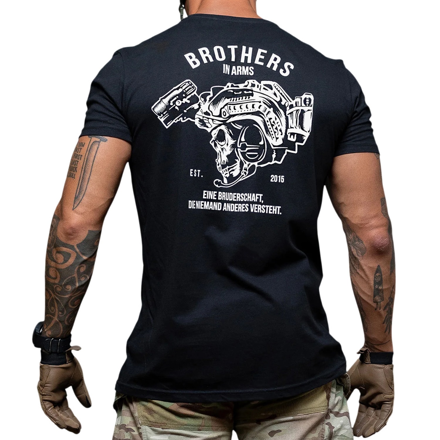 Brothers In Arms Team T-Shirt - Black
